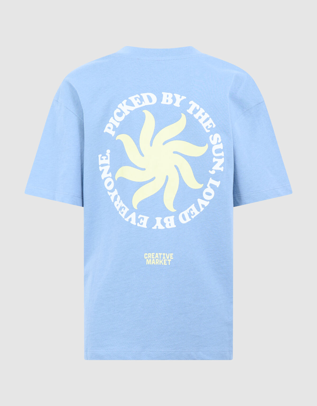 Market Artwork T-shirt Blauw SHOEBY BOYS
