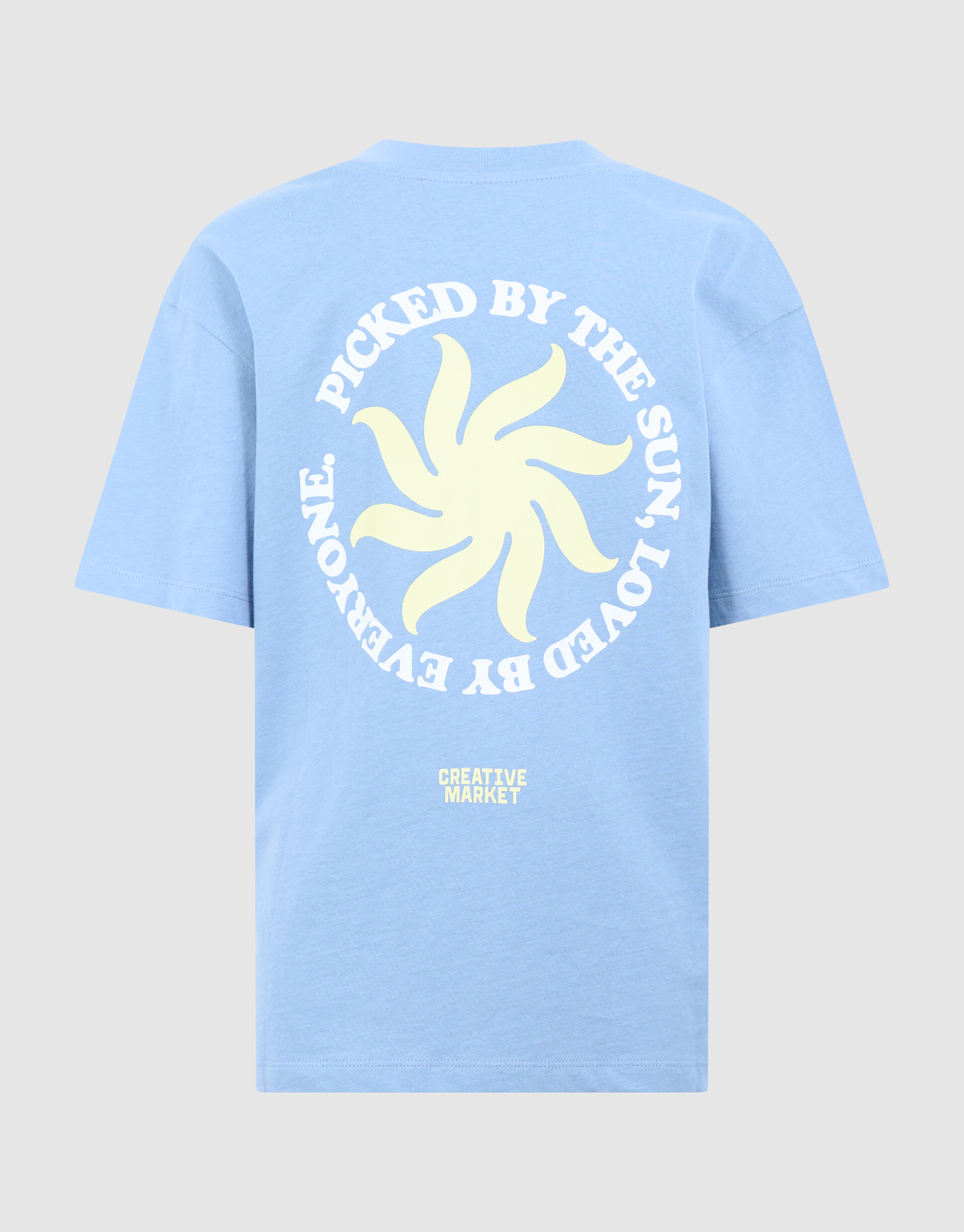 Market Artwork T-shirt Blauw SHOEBY BOYS