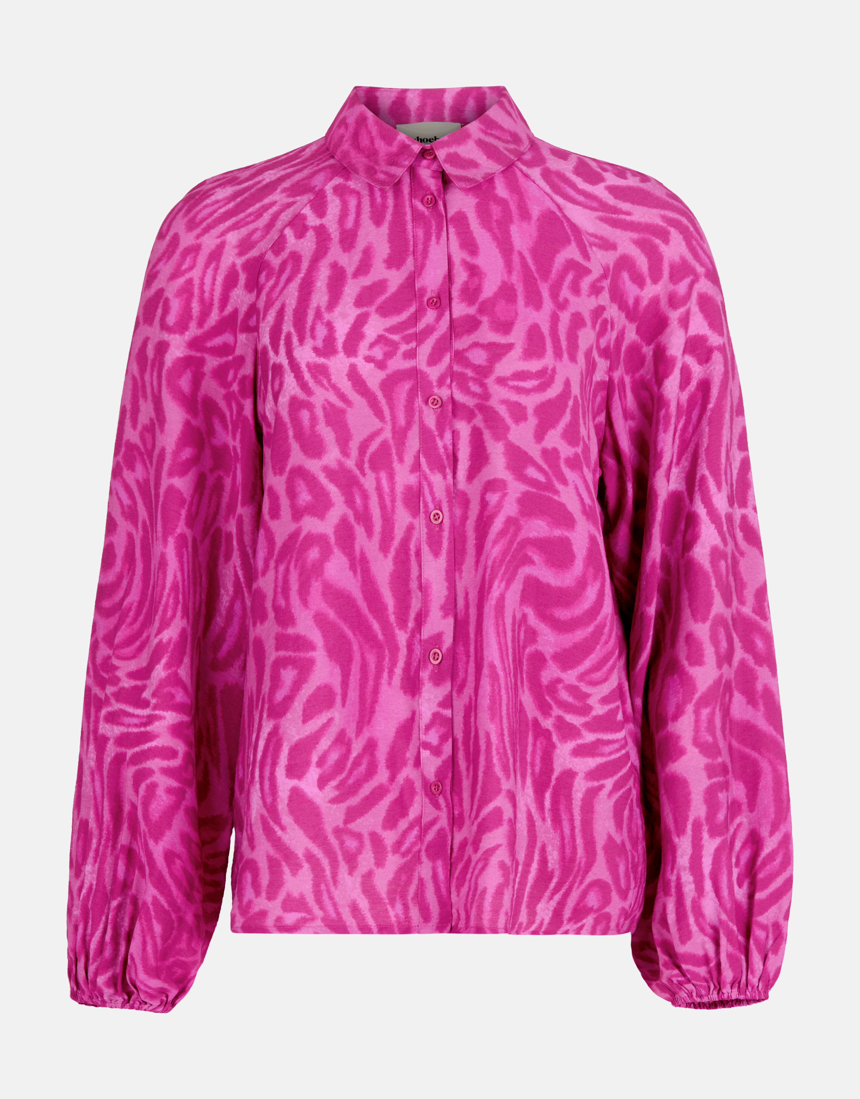 Leopard Print Blouse Roze SHOEBY WOMEN