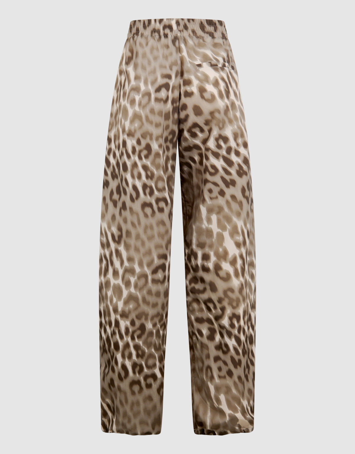 Leopard Parachute Jogger Broek Bruin SHOEBY WOMEN