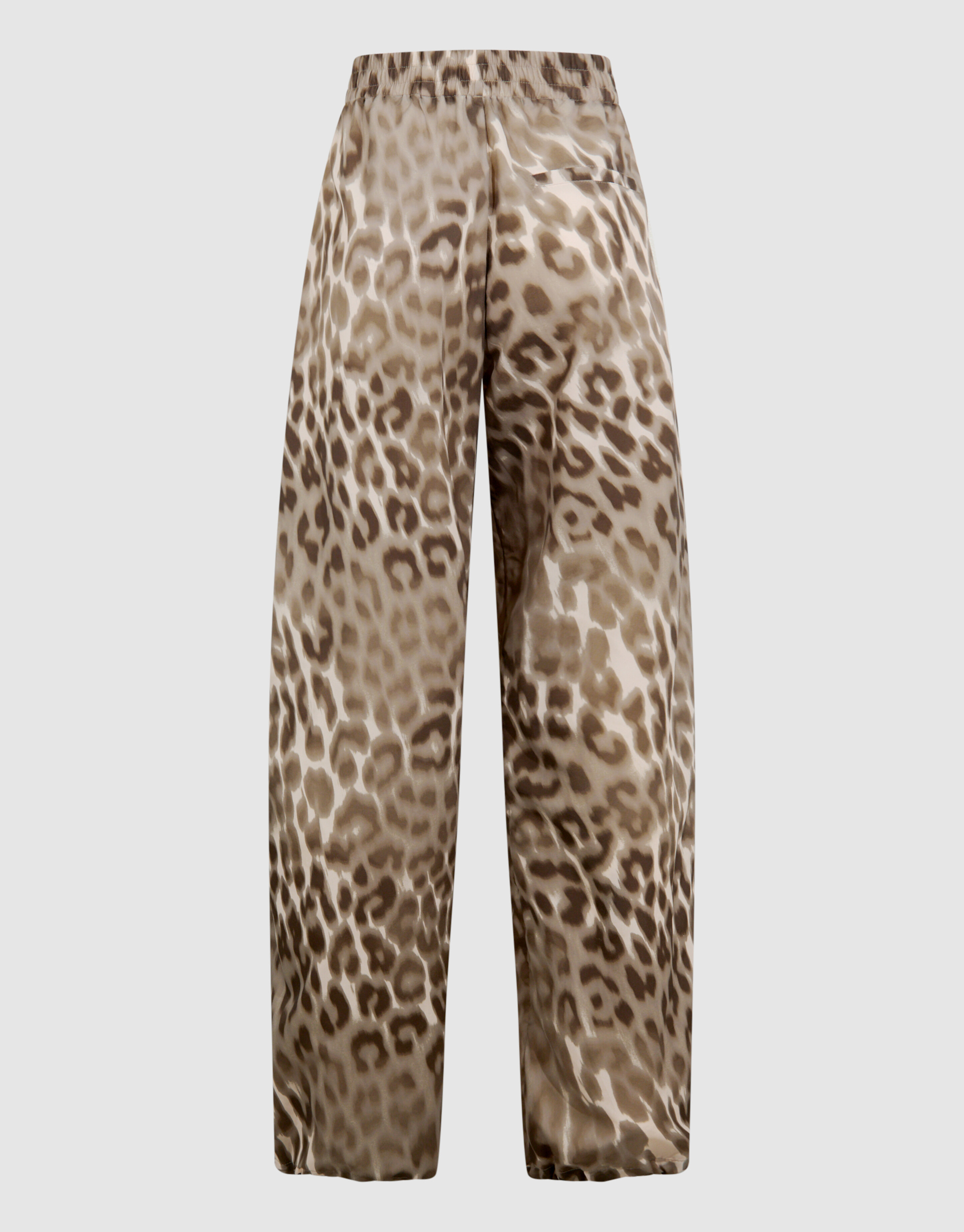 Leopard Parachute Jogger Broek Bruin SHOEBY WOMEN