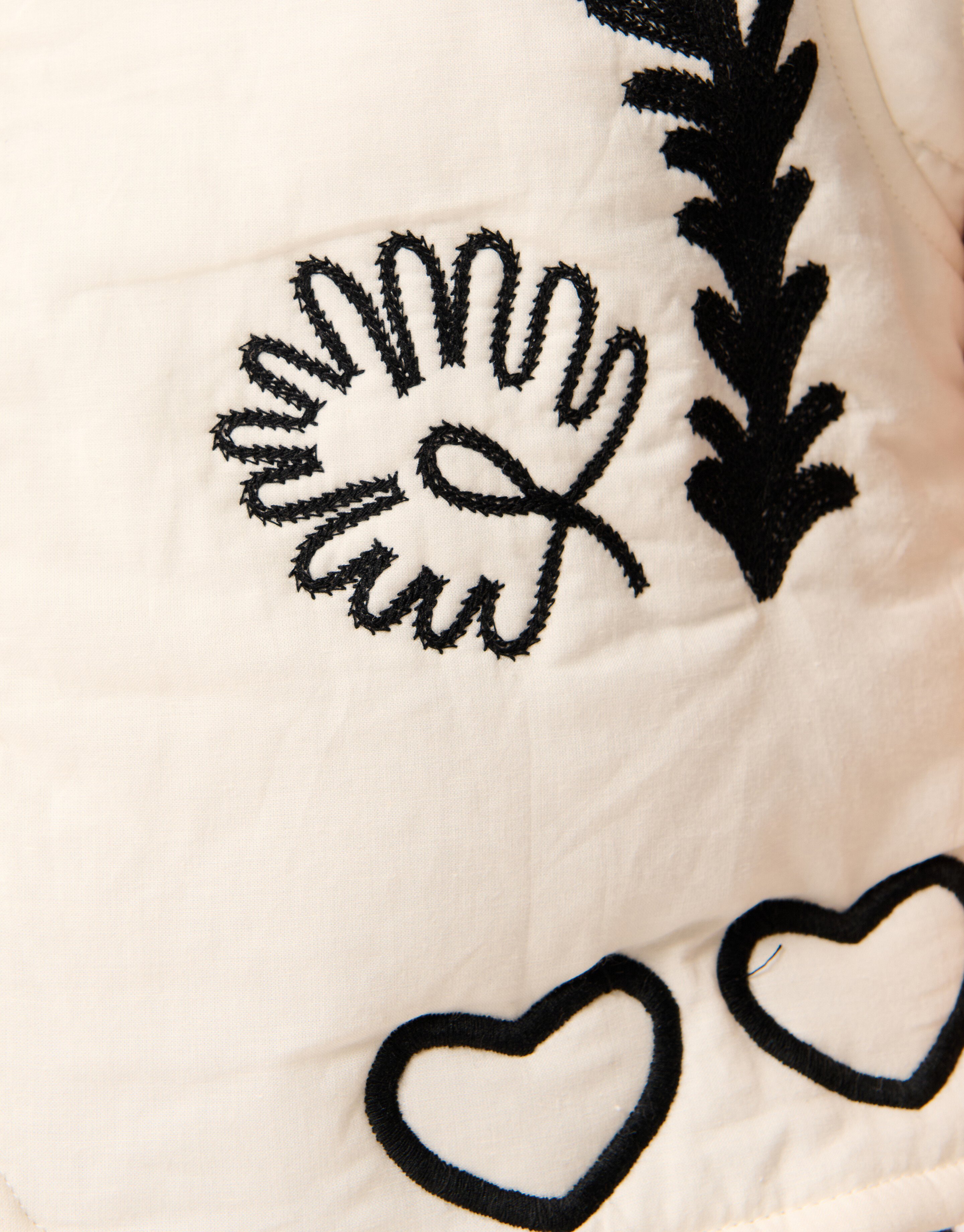 Embroidery Gilet Zwart SHOEBY GIRLS