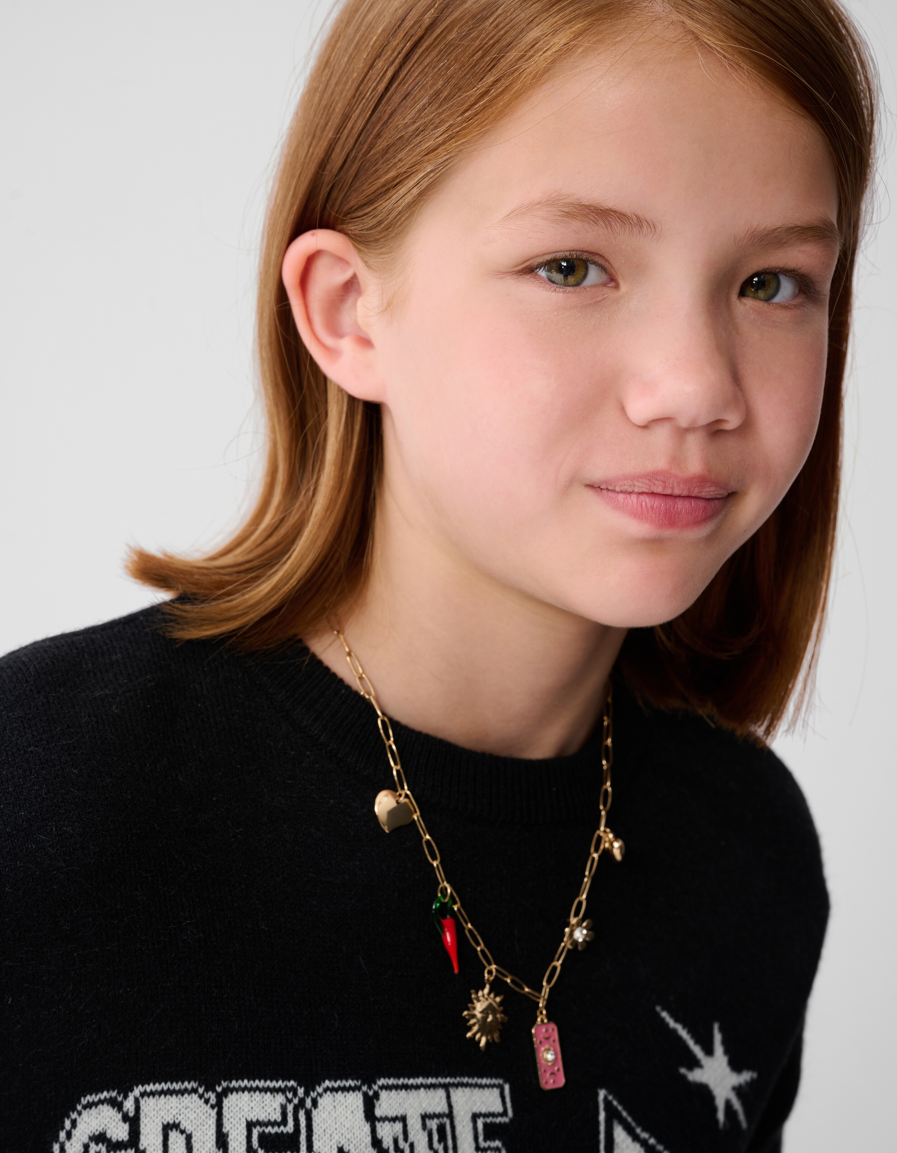 Gebreide Create Artwork Trui Zwart SHOEBY GIRLS