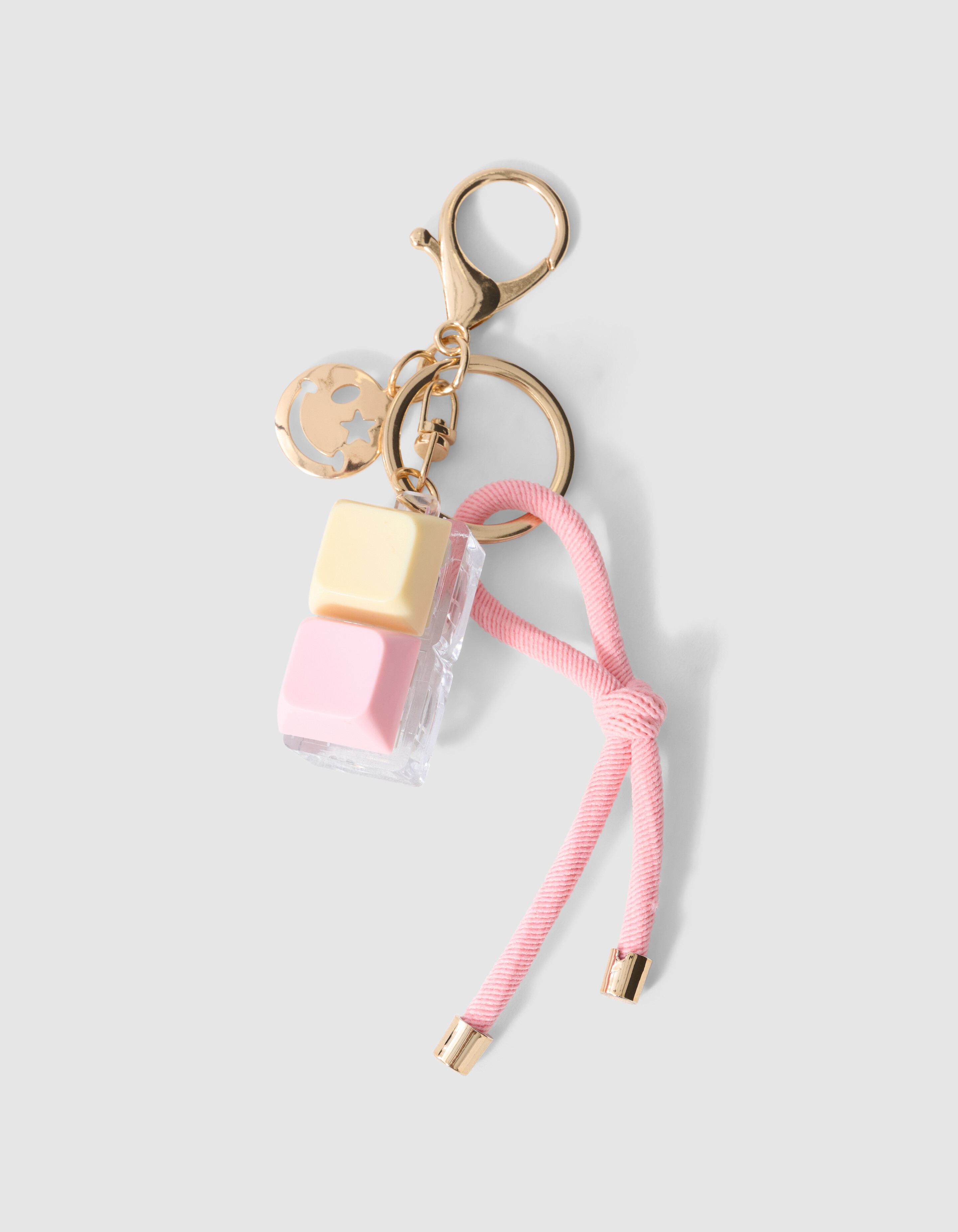 Smile Click Sleutelhanger Roze SHOEBY ACCESSOIRES