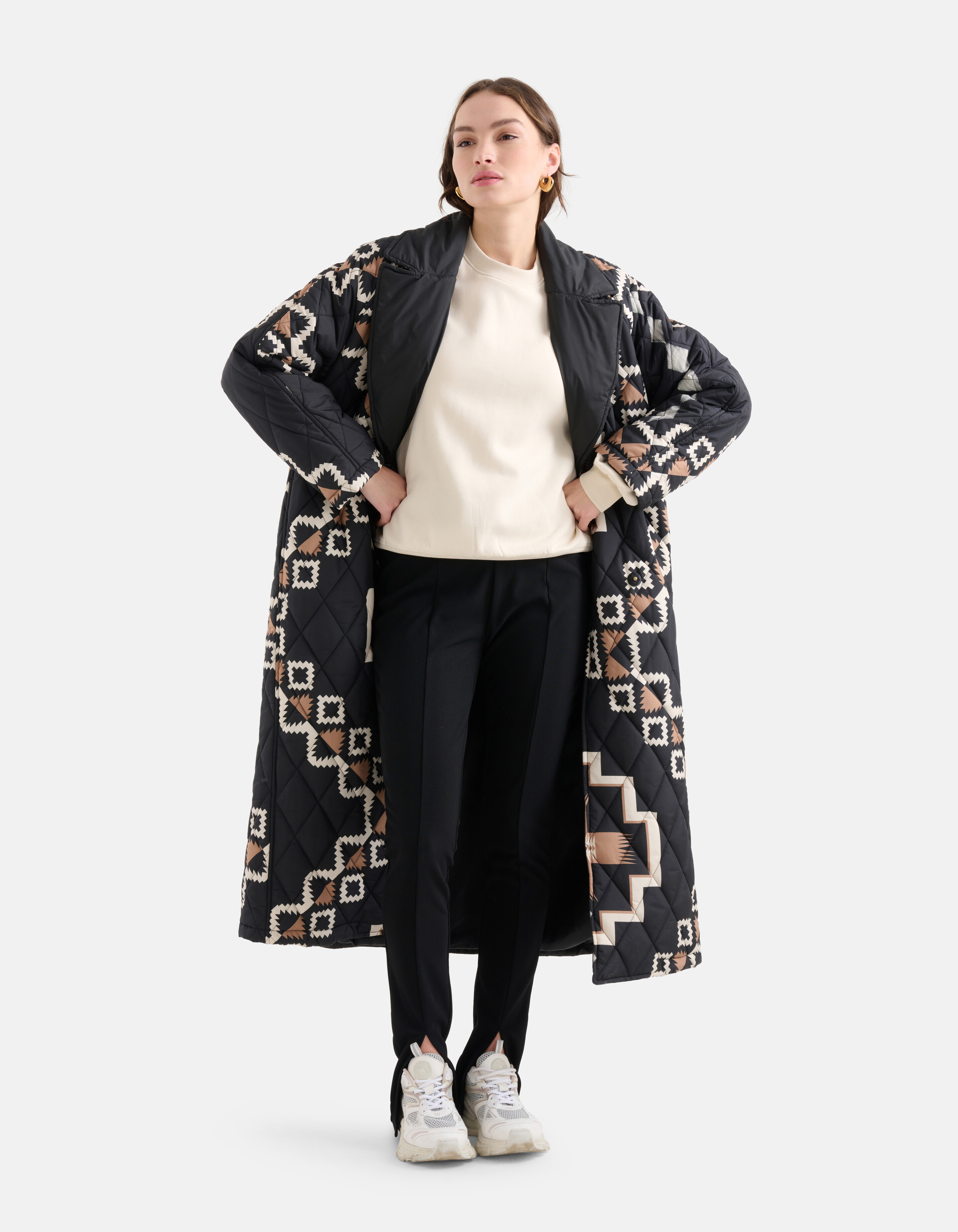 Gewatteerde Jas Zwart SHOEBY WOMEN