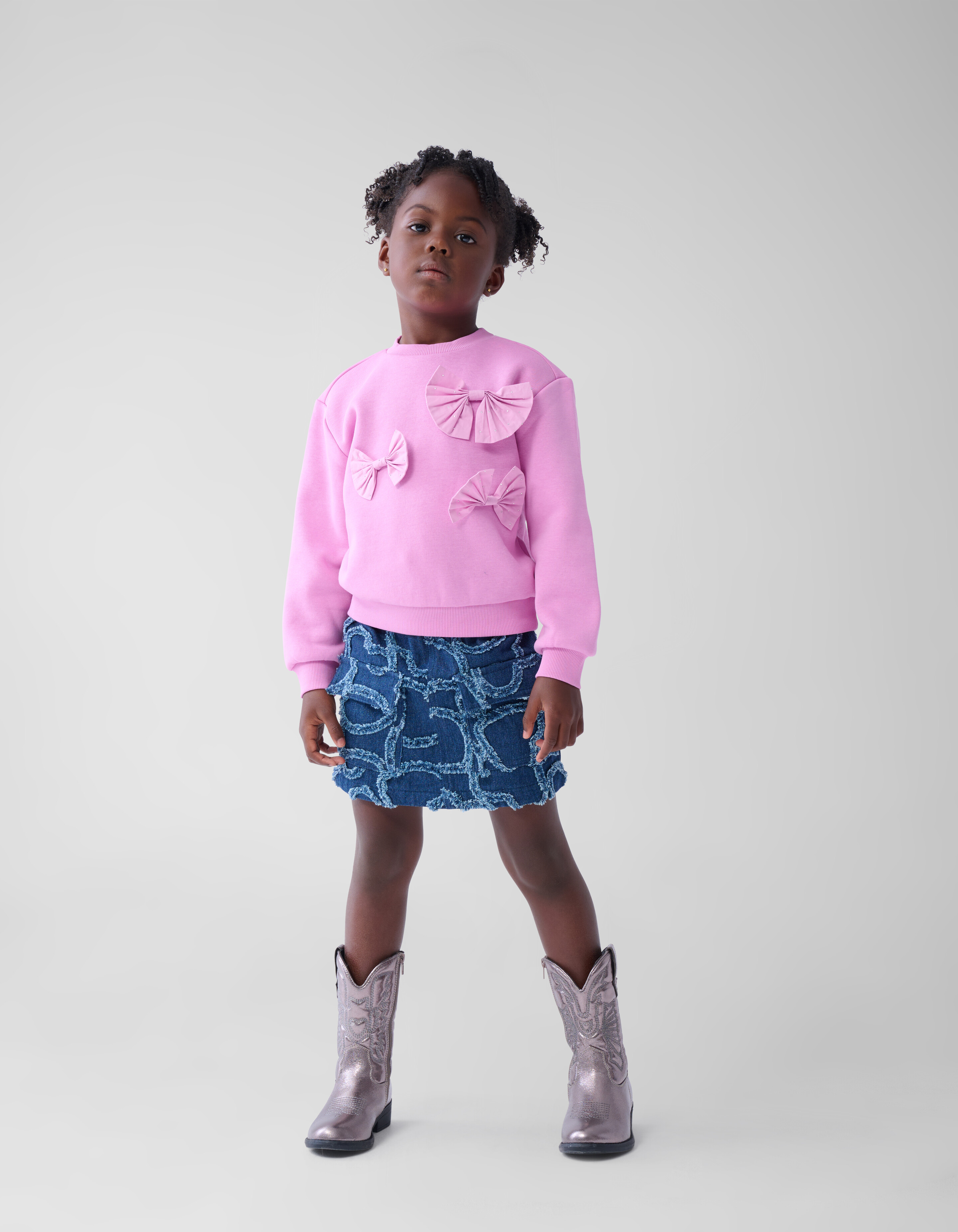 Denim Cargo Rok Donkerblauw SHOEBY GIRLS