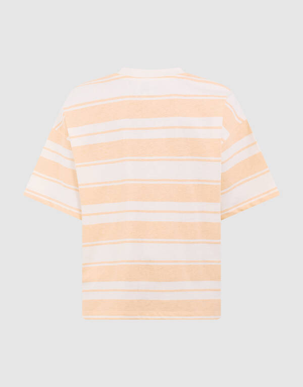 Striped Sardine T-shirt Lichtoranje SHOEBY GIRLS