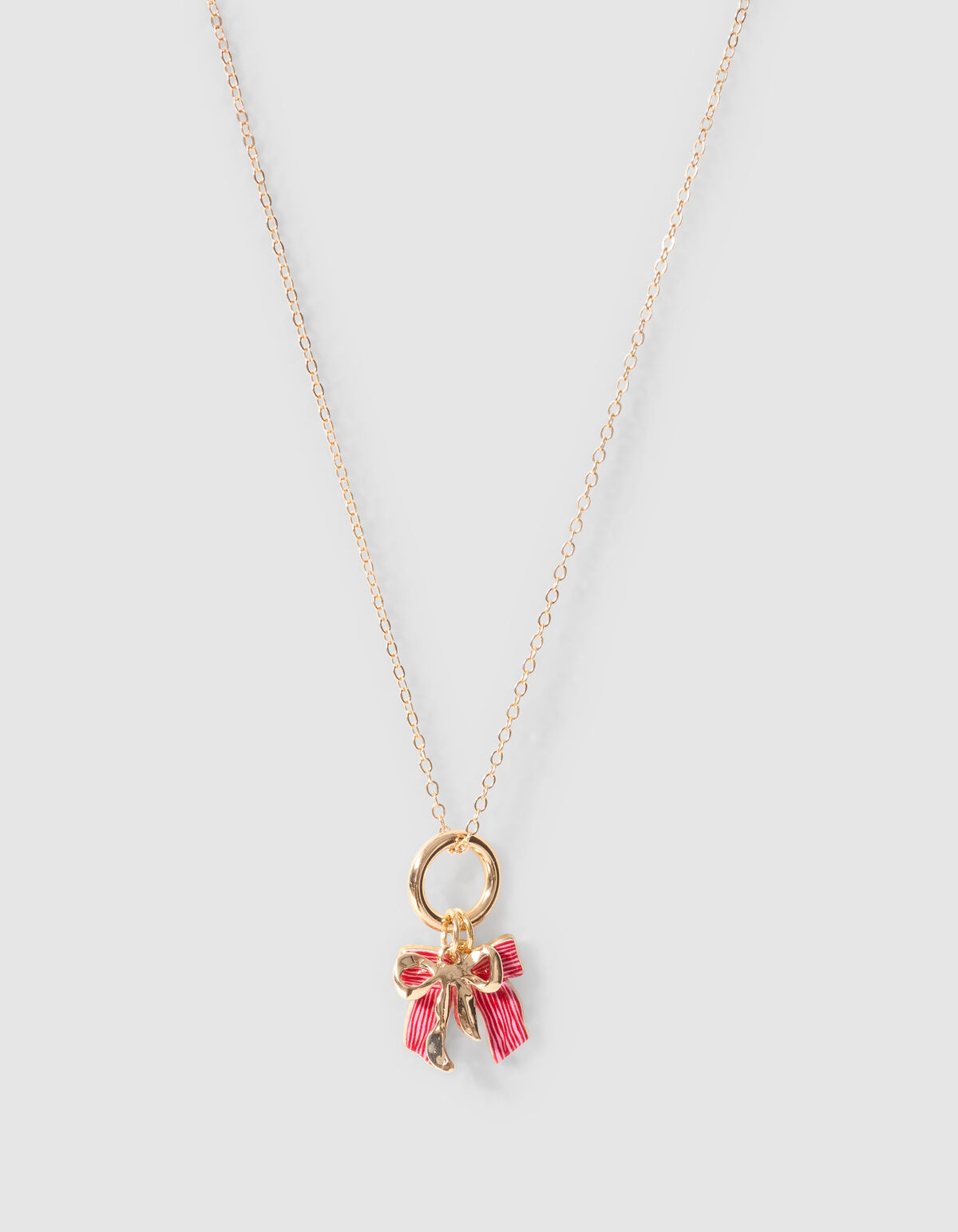 Double Bow Ketting Goud SHOEBY ACCESSOIRES