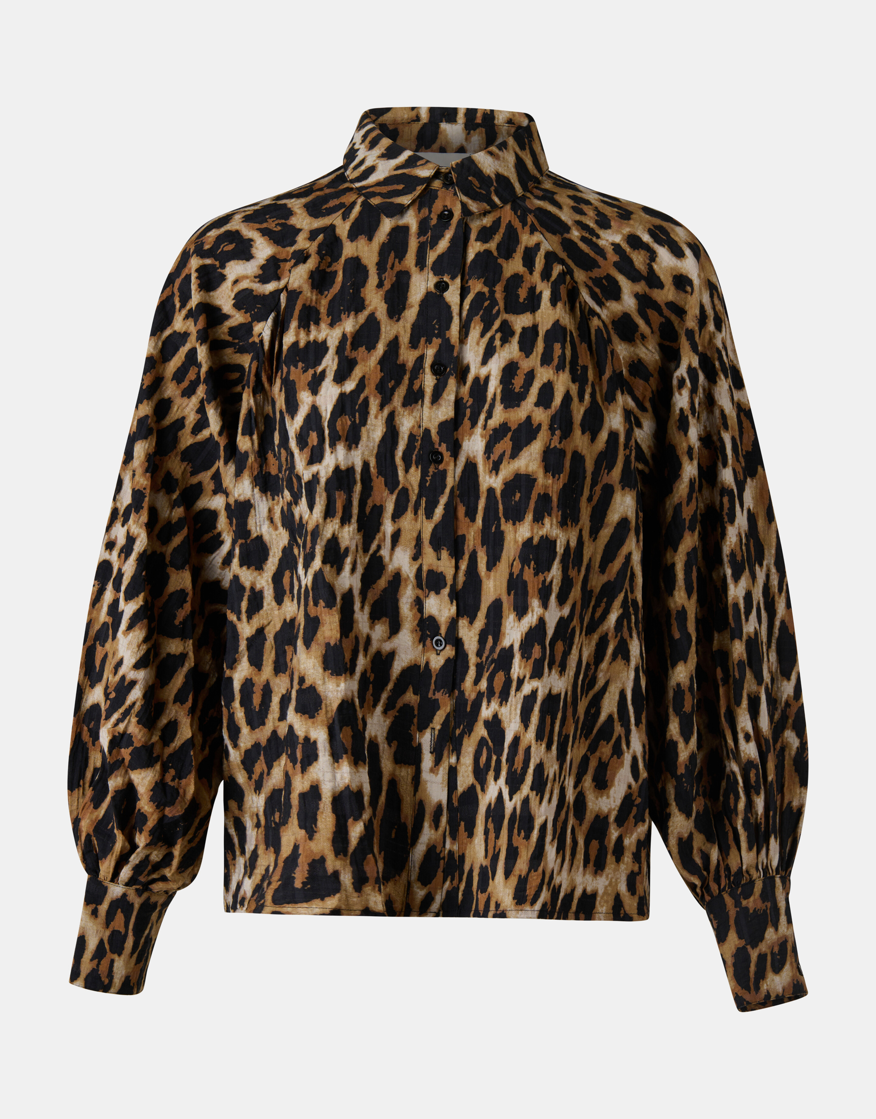 Leopard Print Blouse Bruin SHOEBY WOMEN