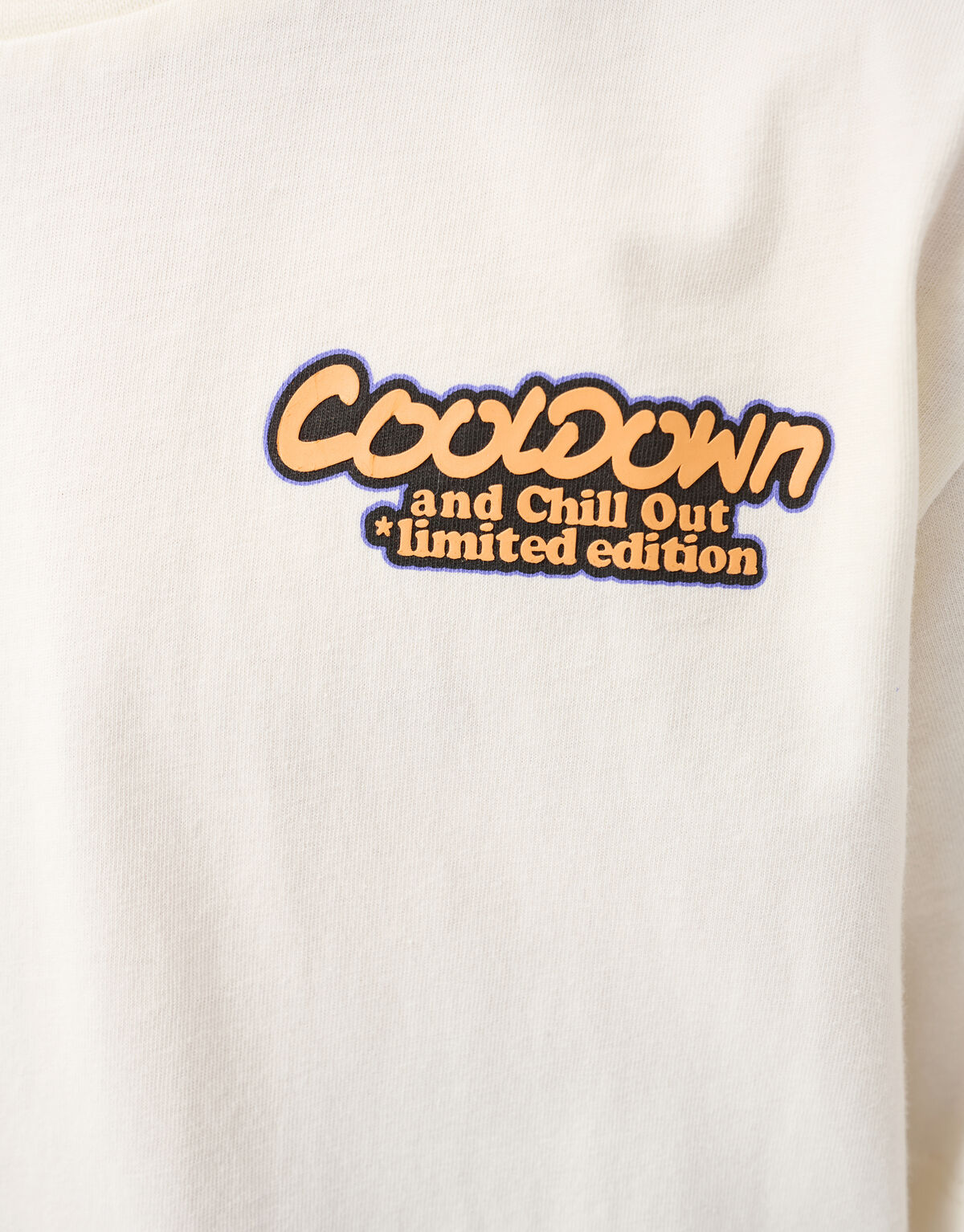 Cooldown Artwork T-shirt Gebroken Wit SHOEBY BOYS