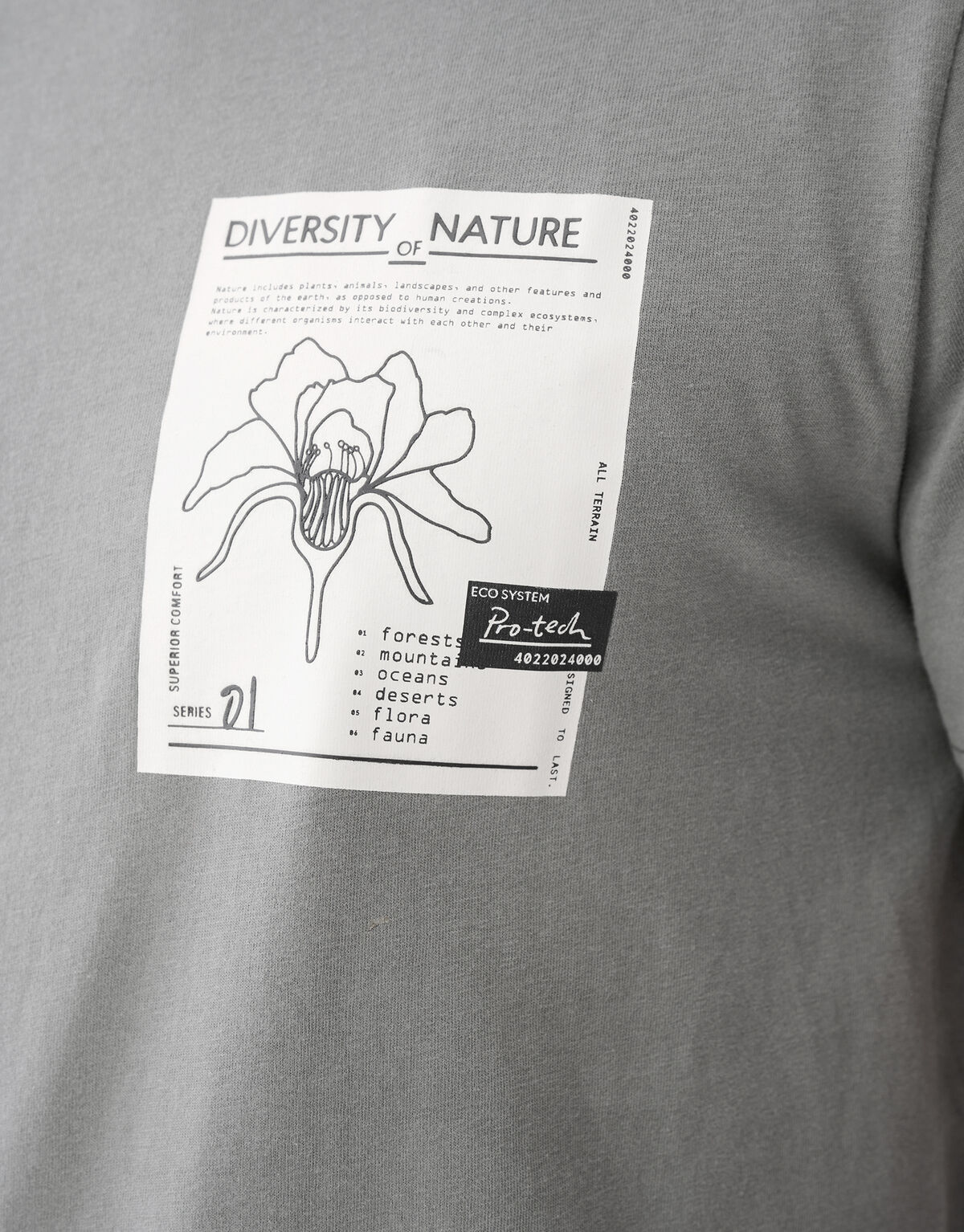 Artwork T-shirt Donkergroen SHOEBY MEN