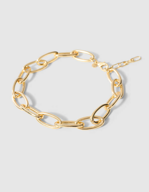 Oval Chain Ketting Goud SHOEBY ACCESSOIRES
