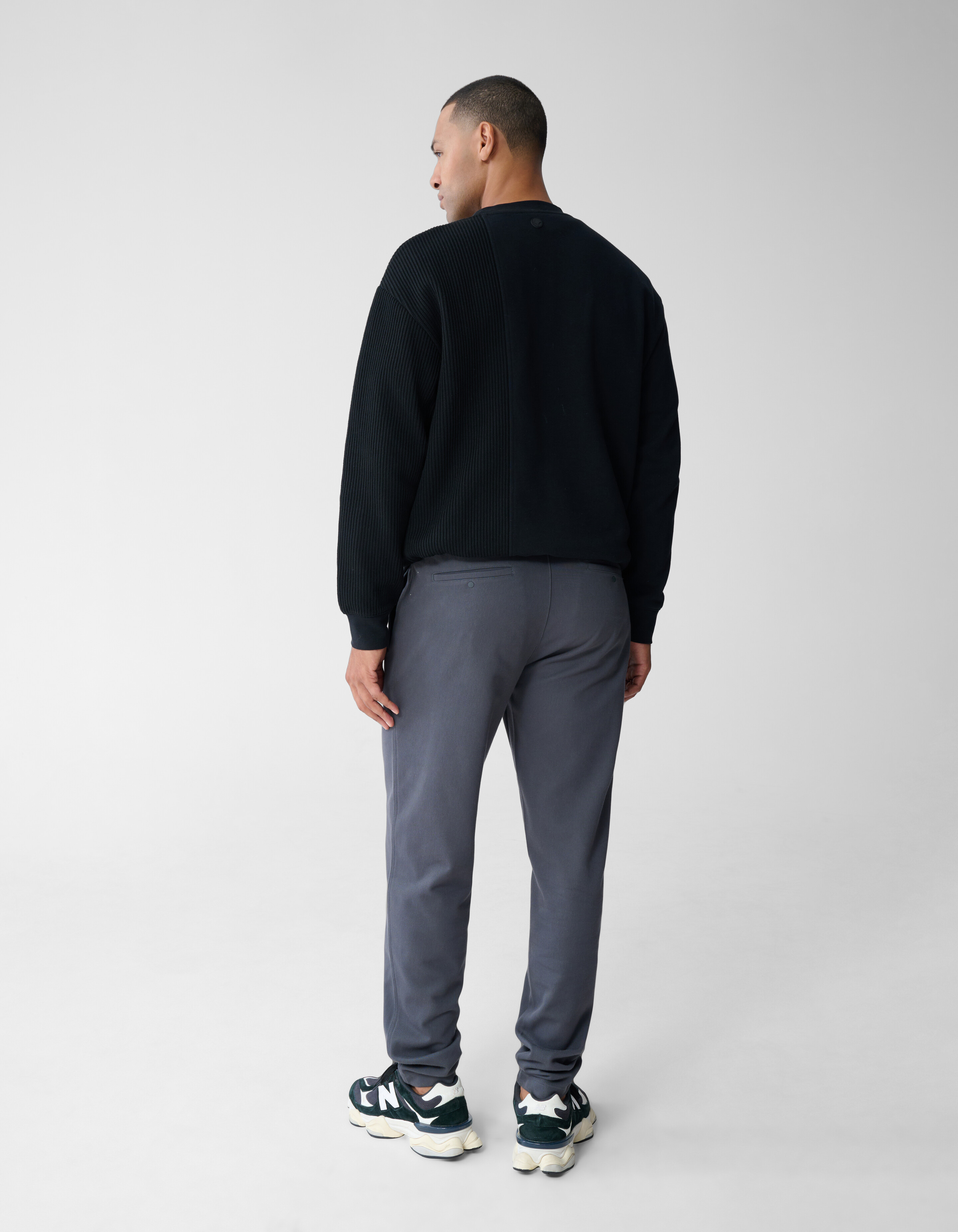Smart Jogger Broek Donkergrijs SHOEBY MEN