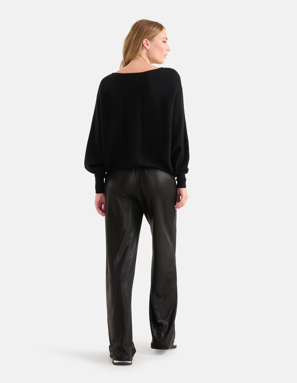 Vleermuismouwen Trui Zwart SHOEBY WOMEN