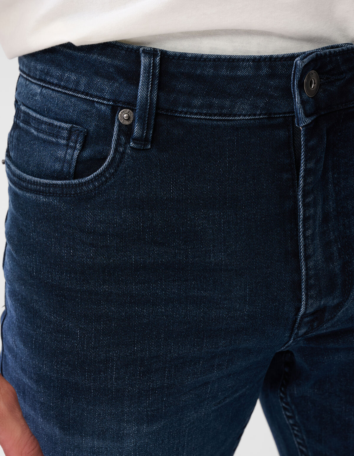 Straight Fit Jeans Blue/Black L32 SHOEBY MEN