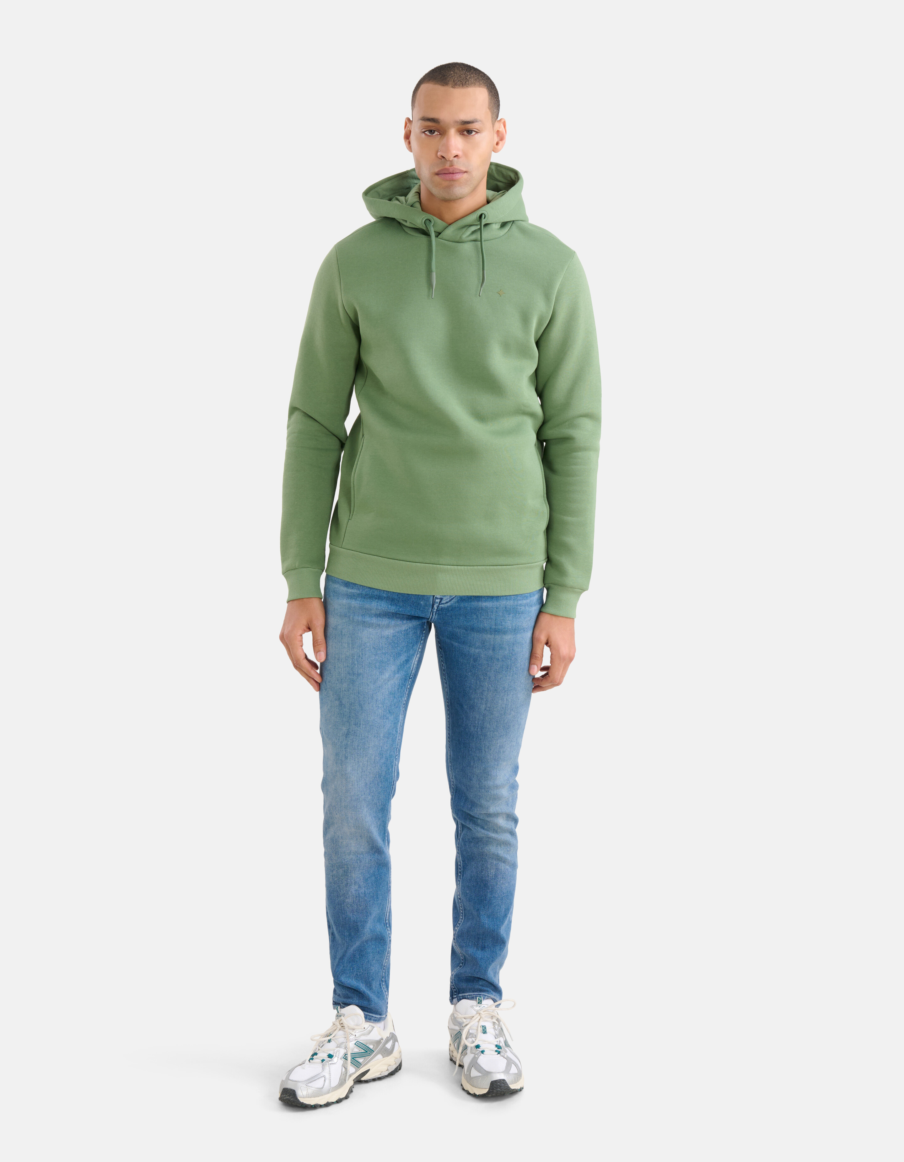 Sparkle Hoodie Groen SHOEBY MEN