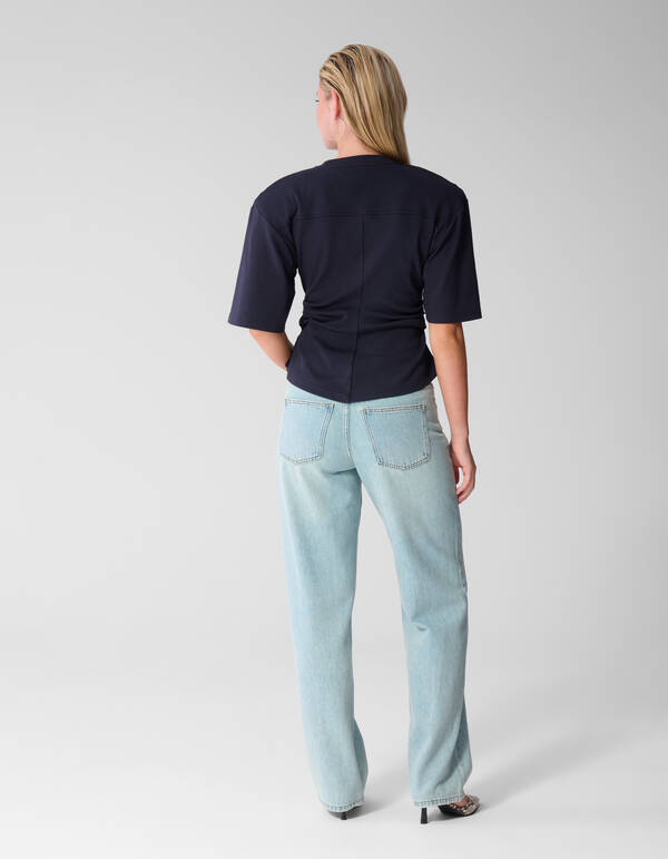 Soft Straight Fit Jeans Bleached SHOEBY WOMEN