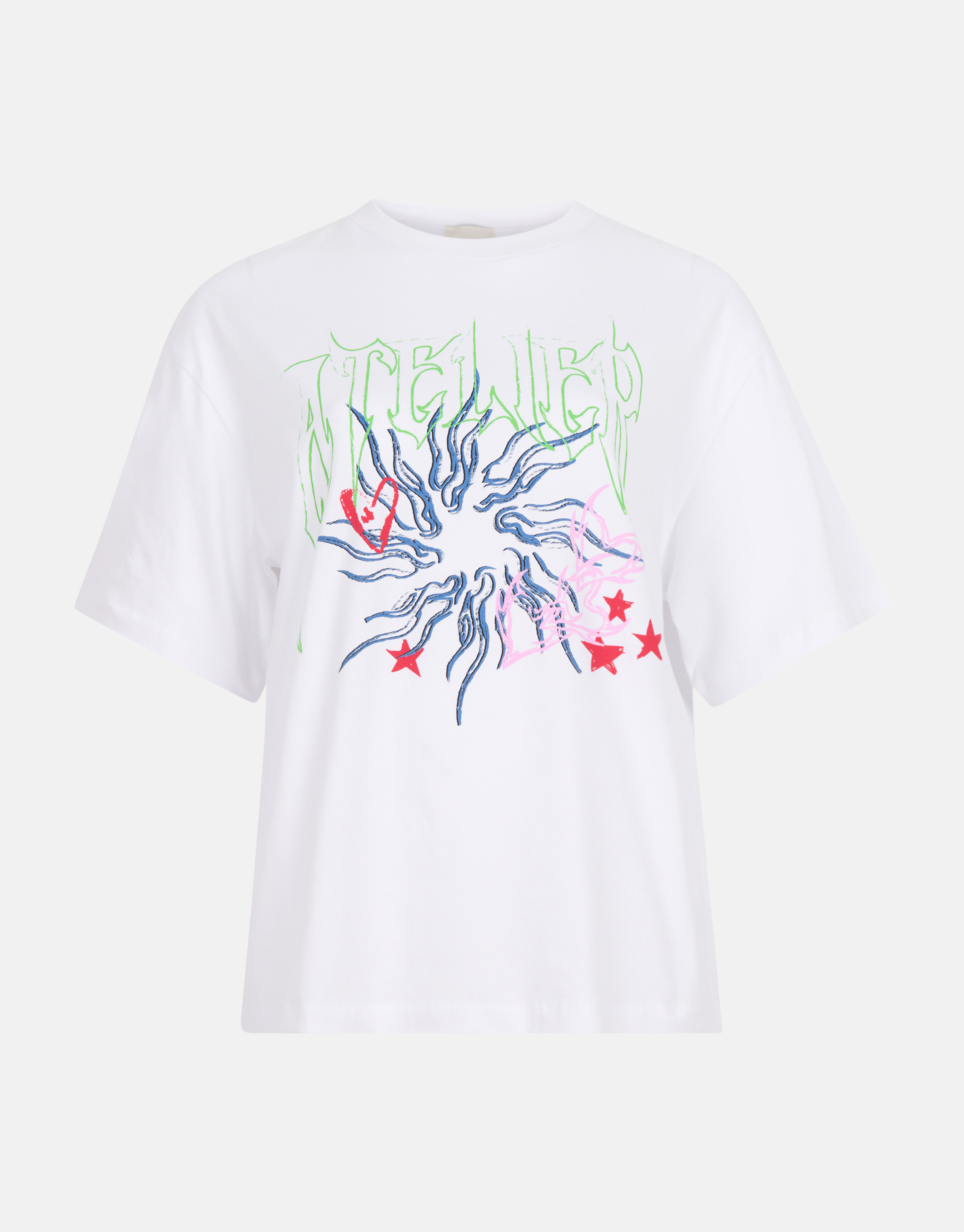 Artwork T-shirt Wit SHOEBY WOMEN