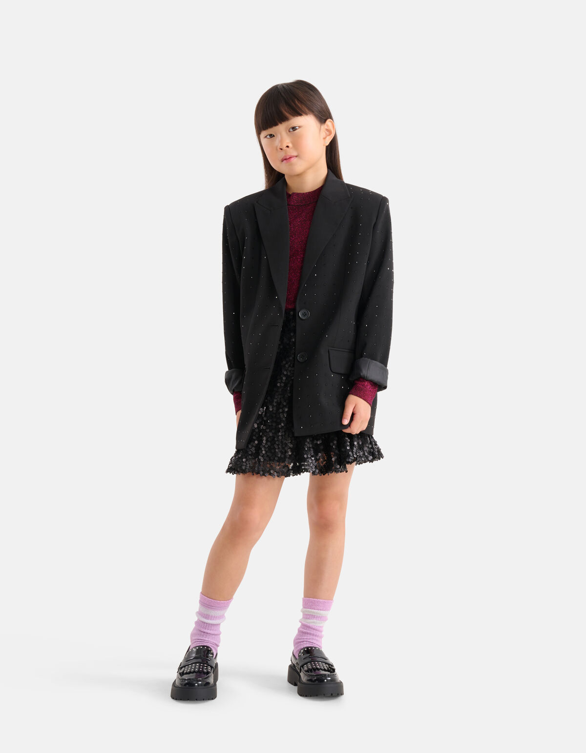 Lurex Top Roze SHOEBY GIRLS