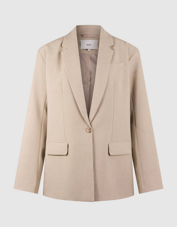 Melange Blazer Zand SHOEBY WOMEN