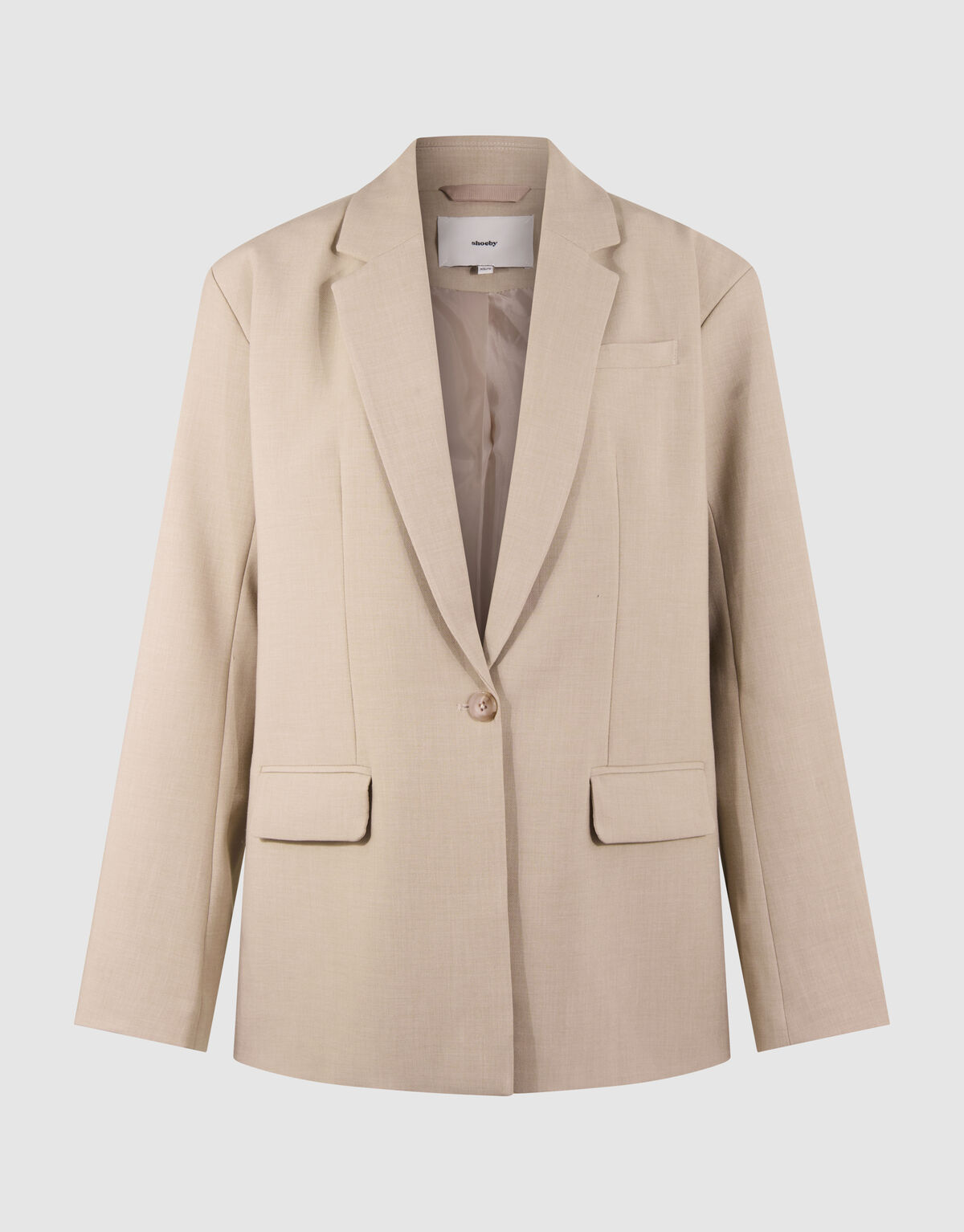 Melange Blazer Zand SHOEBY WOMEN