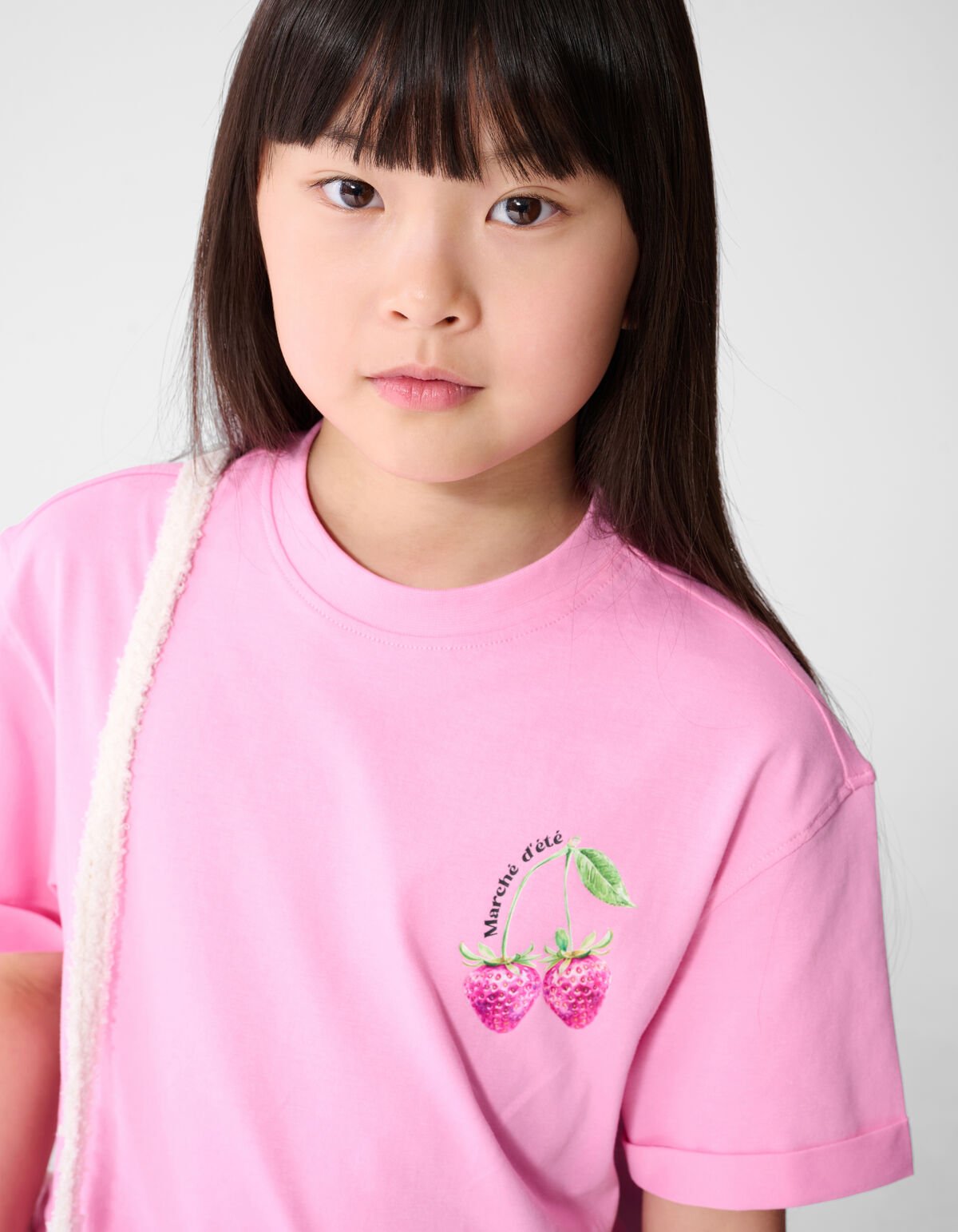 Cherry Artwork T-shirt Roze SHOEBY GIRLS