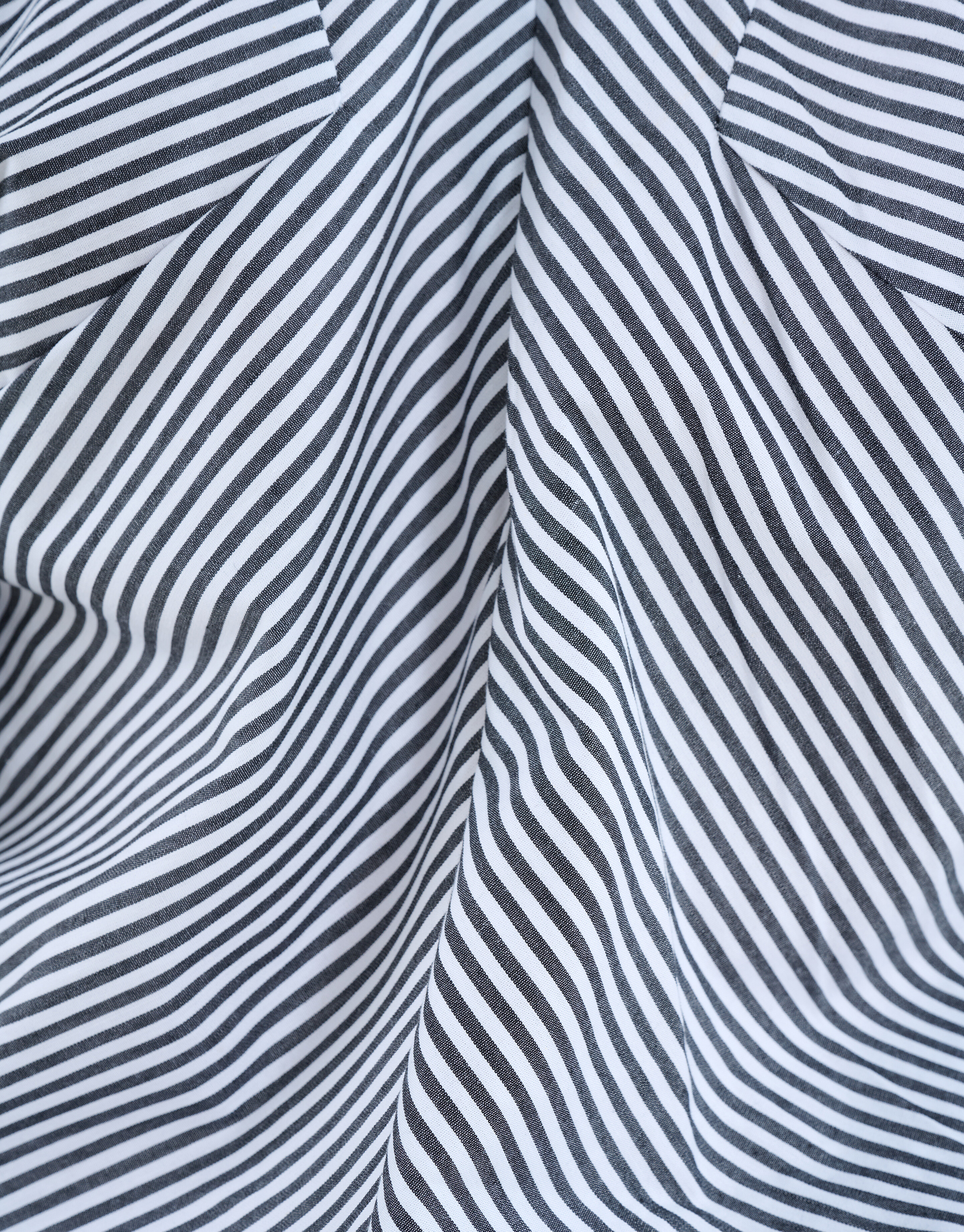 Zipper Stripe Blouse Zwart SHOEBY WOMEN