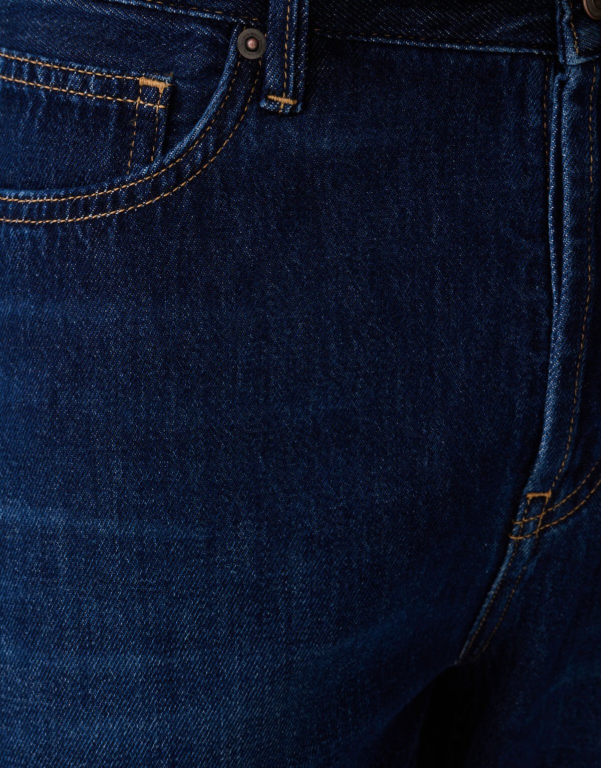 Relaxed Fit Jeans Donkerblauw SHOEBY MEN