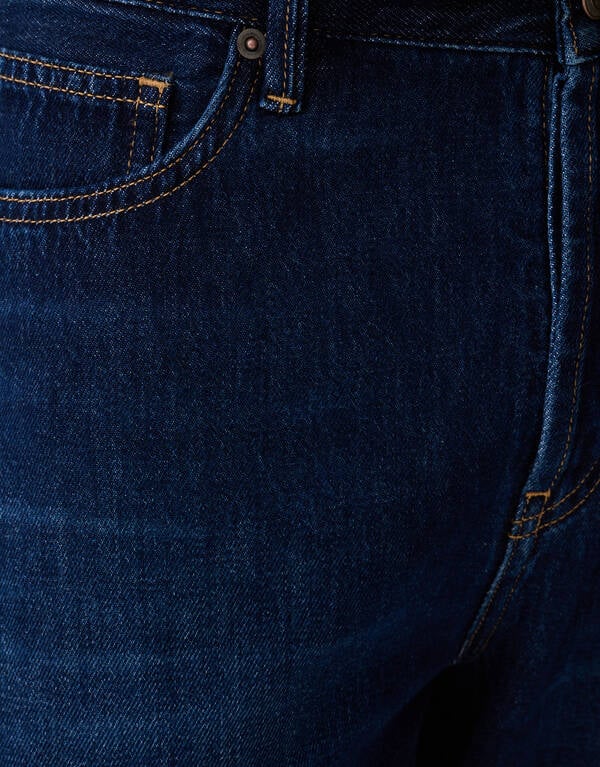 Relaxed Fit Jeans Donkerblauw SHOEBY MEN