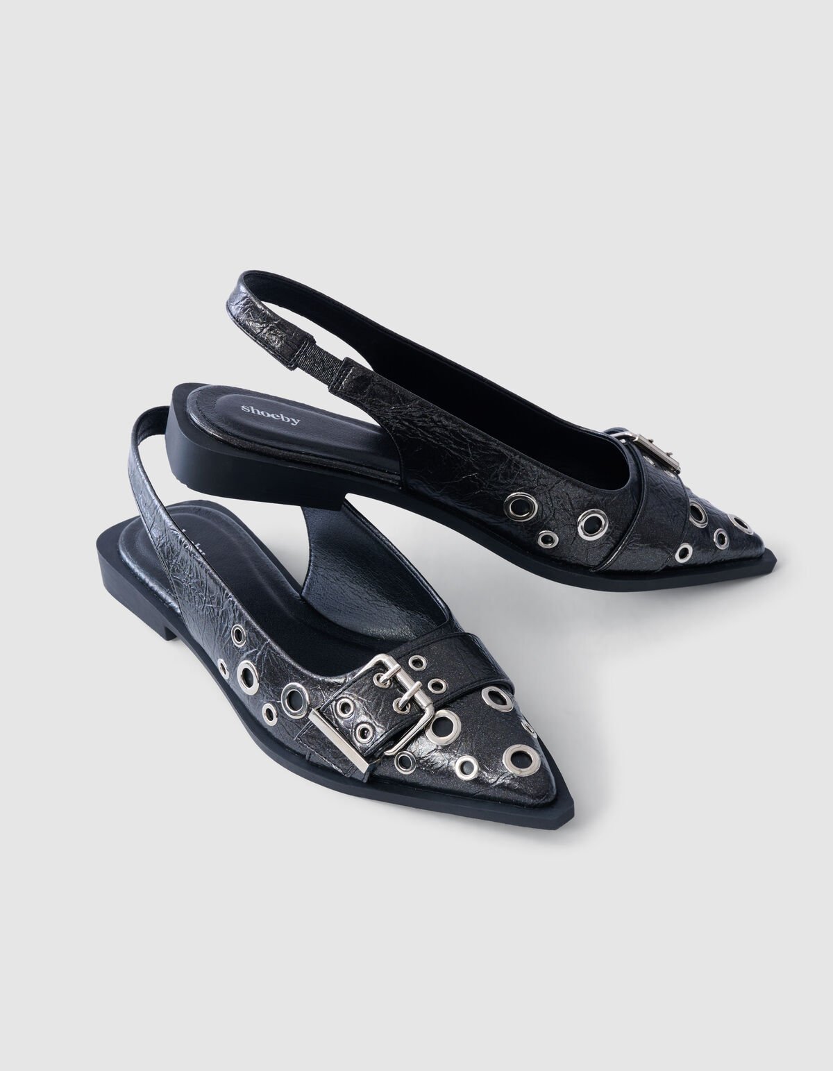 Gesp Slingback Zwart SHOEBY SHOES