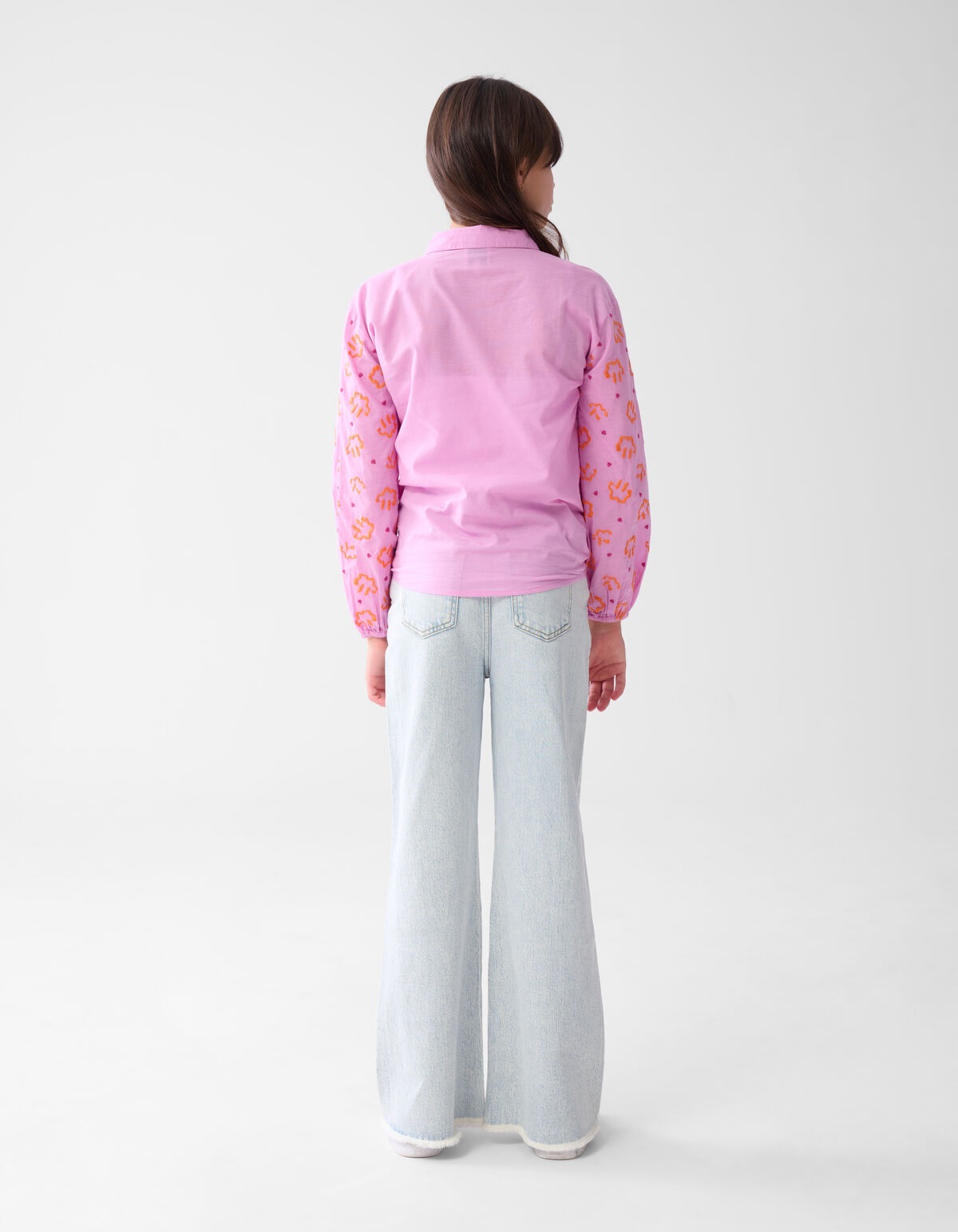 Embroidery Blouse Roze SHOEBY GIRLS