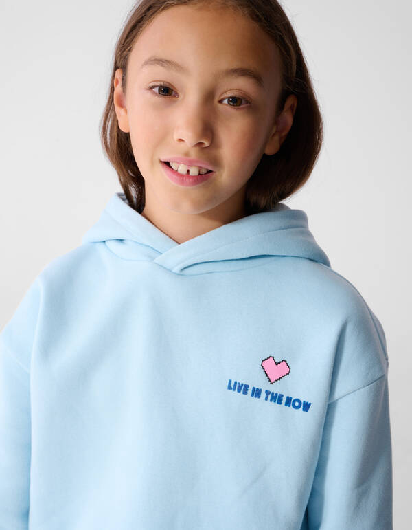 Relaxed Moment Hoodie Lichtblauw SHOEBY GIRLS