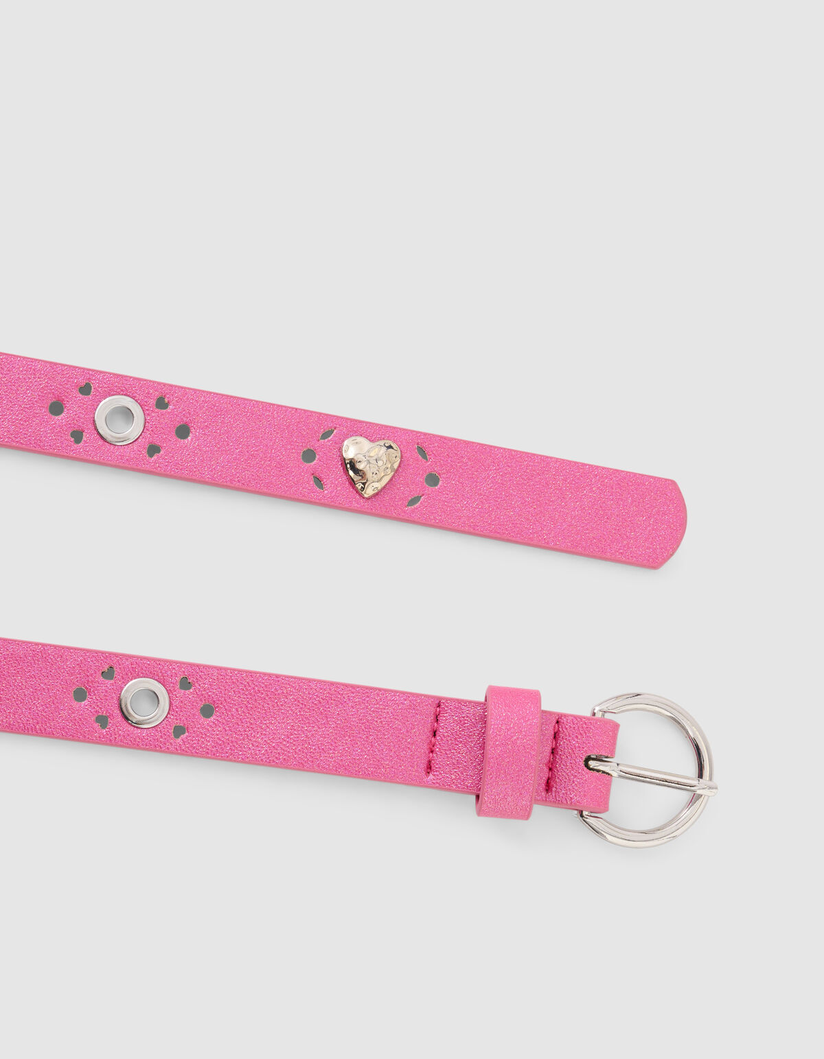 Heart Riem Donkerroze SHOEBY ACCESSOIRES