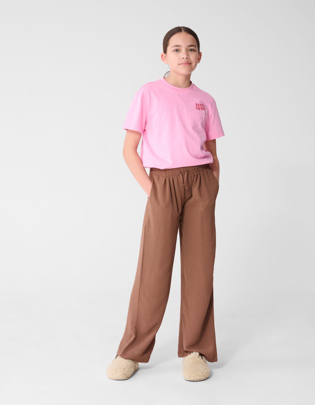 Strawberry Artwork T-shirt Roze SHOEBY GIRLS