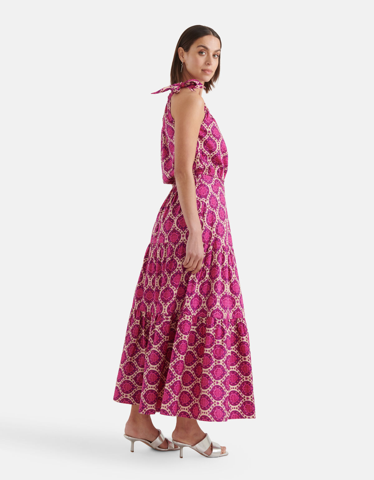 Grafische Maxi Rok Paars SHOEBY WOMEN