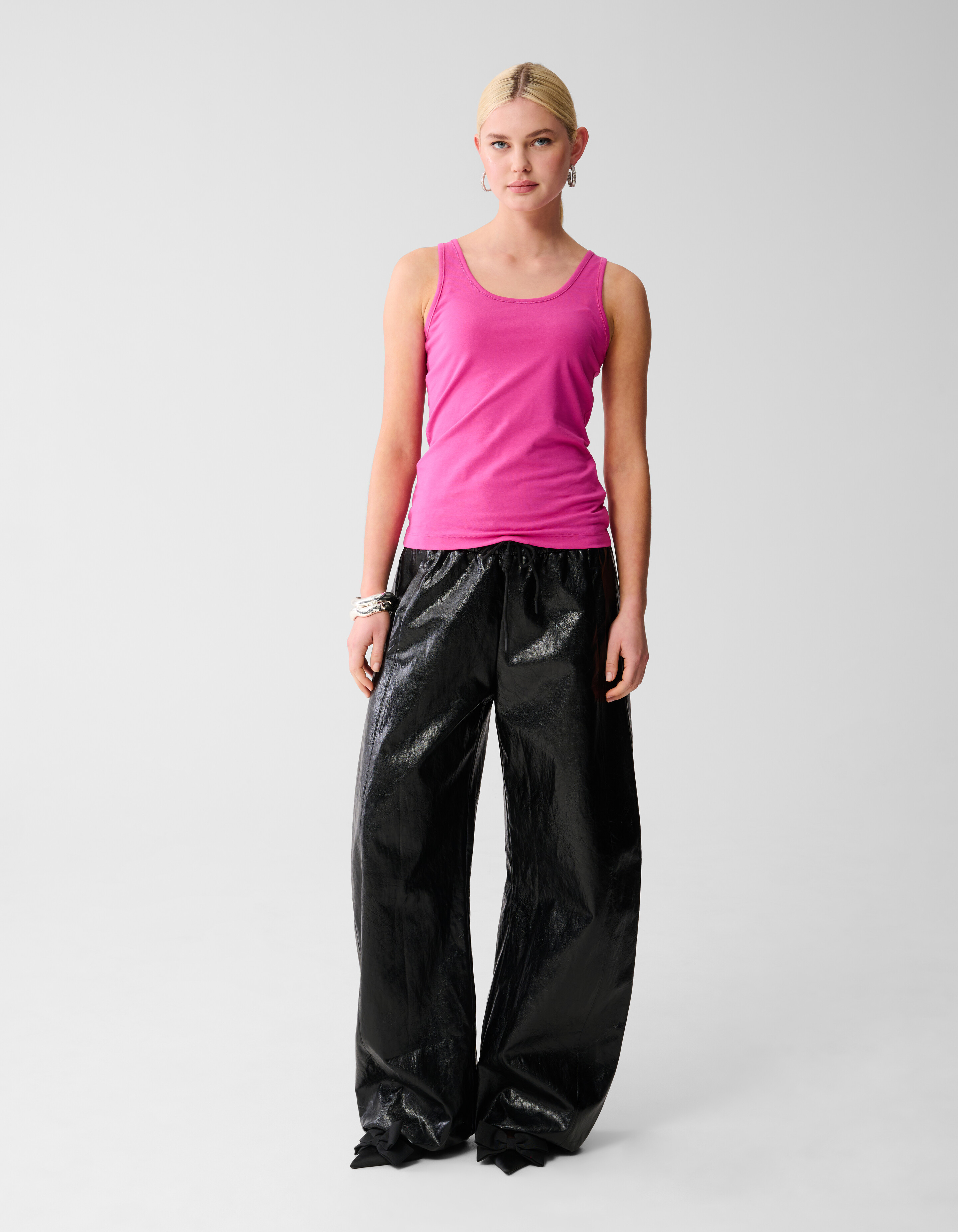 Basic Tanktop Donkerroze SHOEBY WOMEN