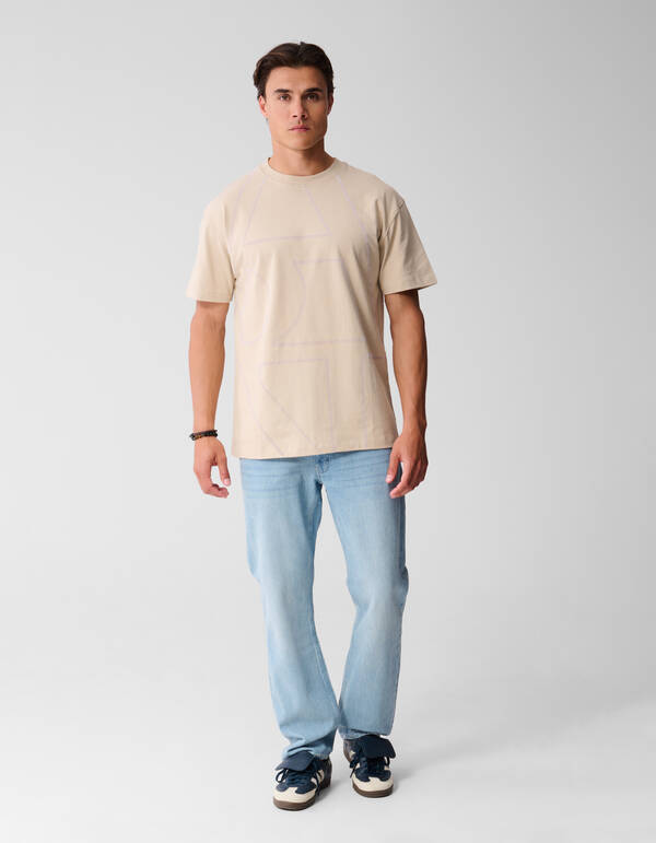 Straight Fit Jeans Bleached L32 SHOEBY MEN