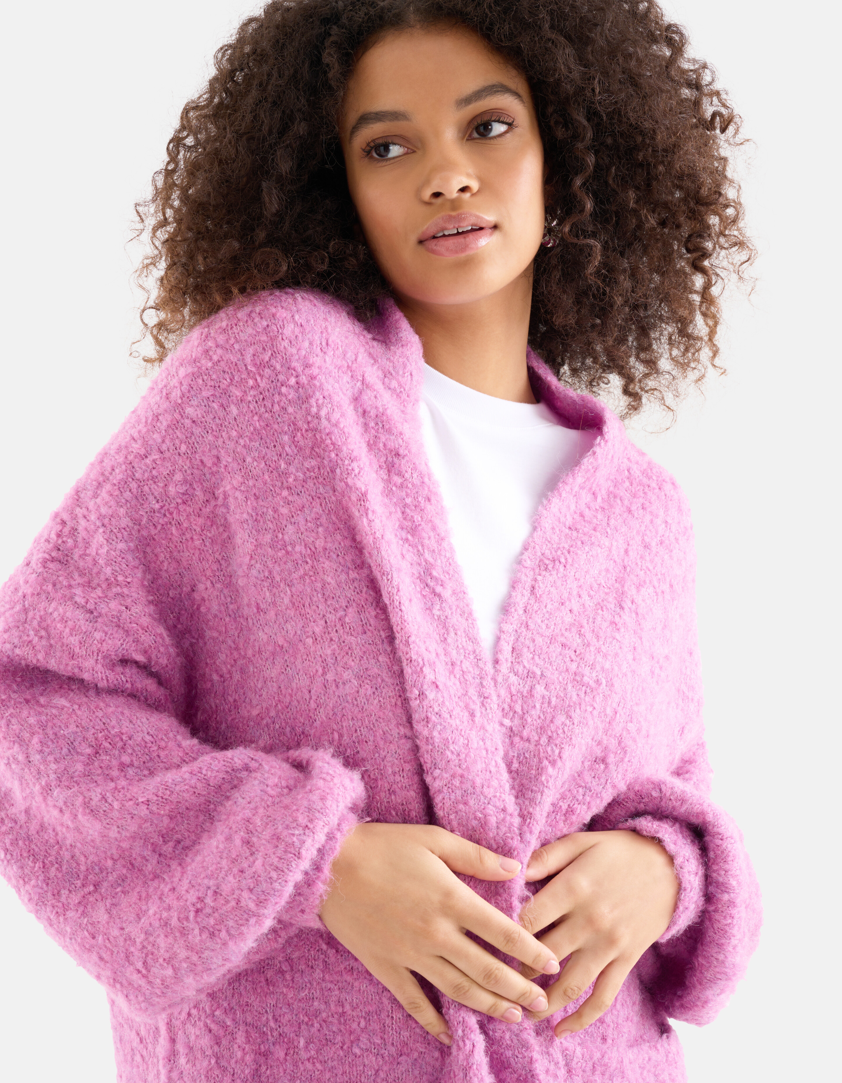 Boucle Vest Lichtpaars SHOEBY WOMEN