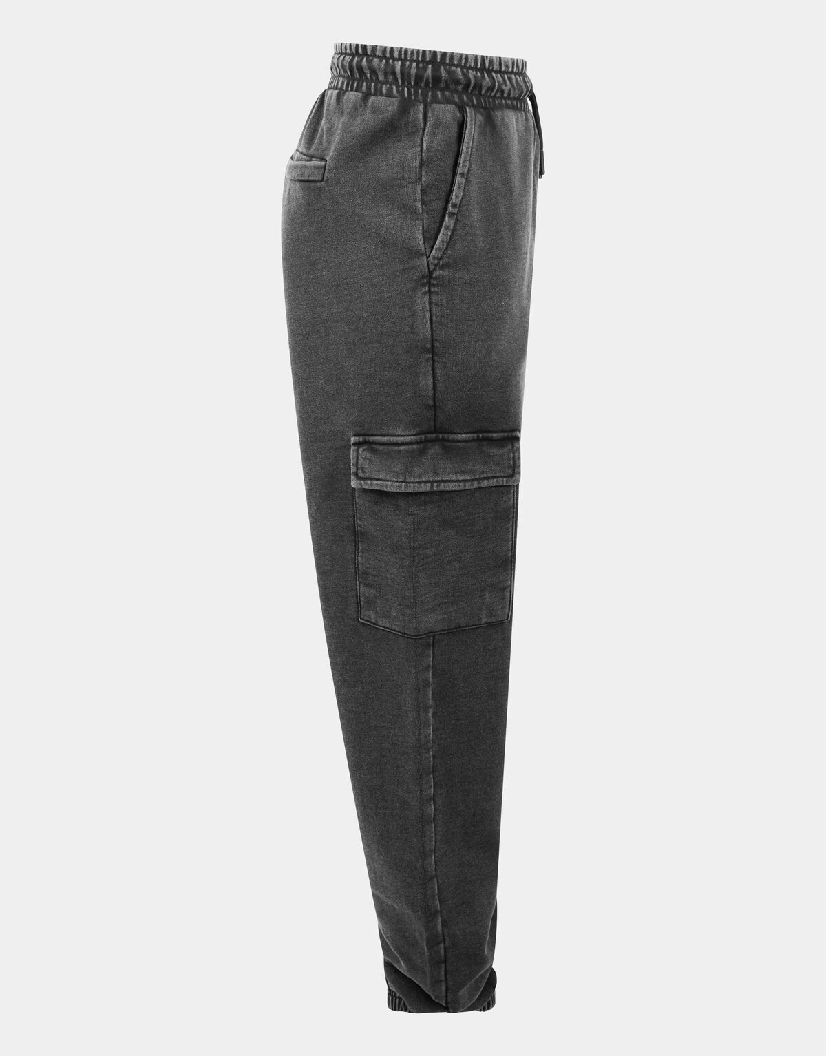 Loose Fit Cargo Broek Donkergrijs SHOEBY BOYS