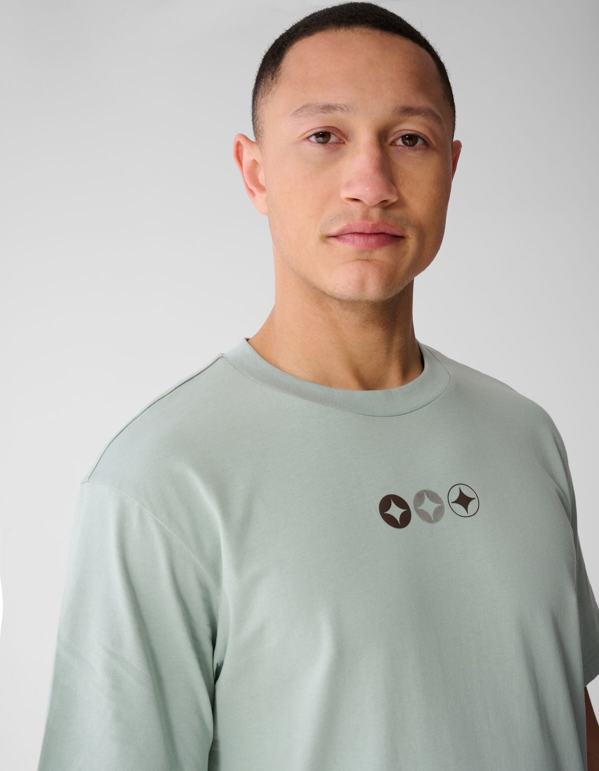 Spark Logo Artwork T-shirt Lichtgroen SHOEBY MEN