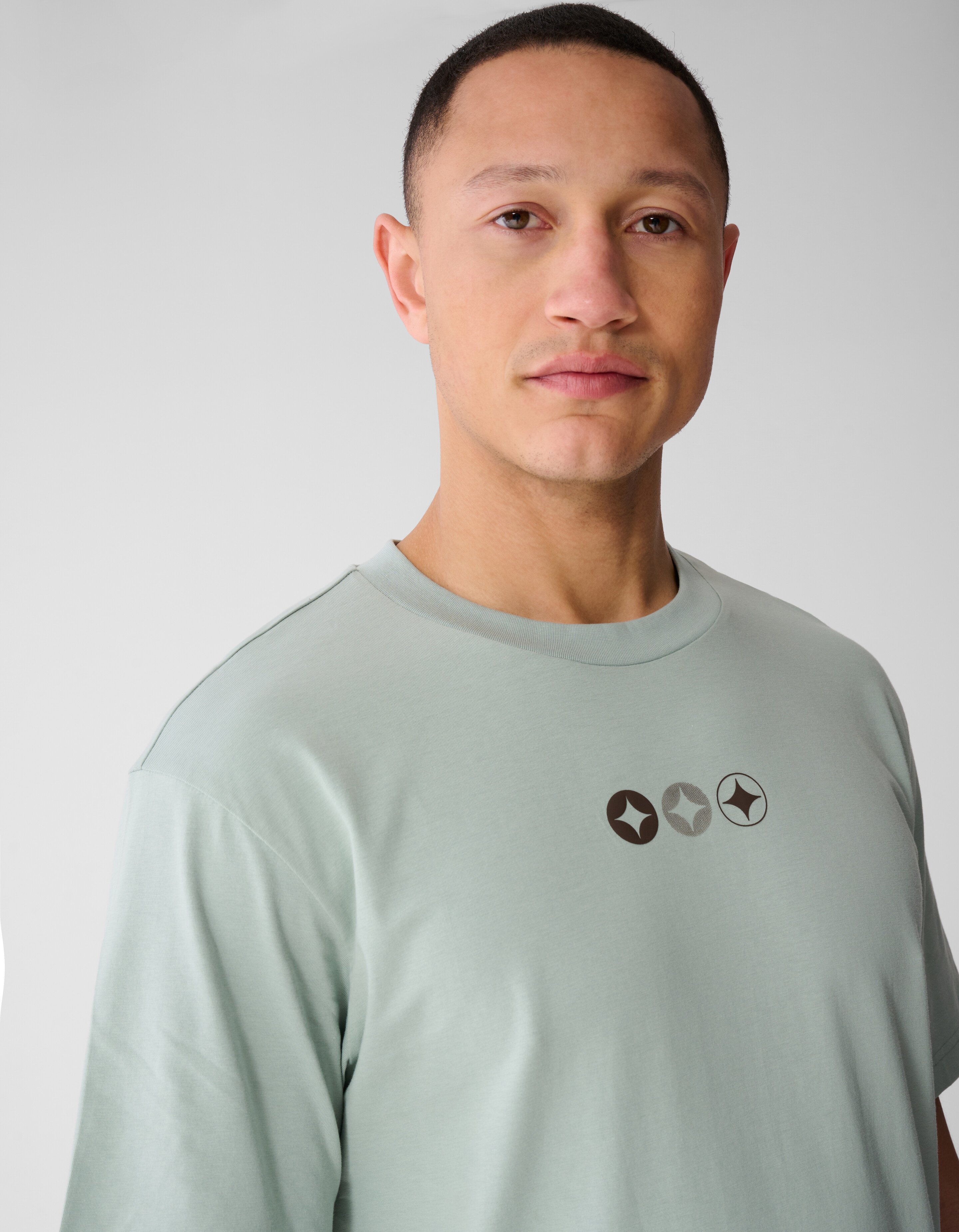 Spark Logo Artwork T-shirt Lichtgroen SHOEBY MEN