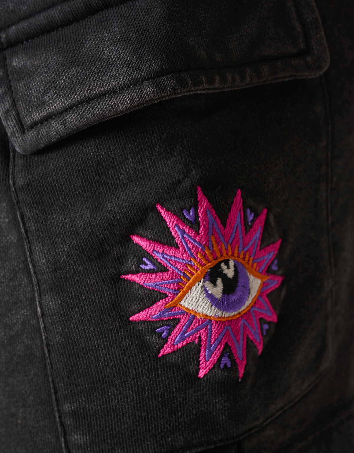 Washed Denim Rok Donkergrijs SHOEBY GIRLS