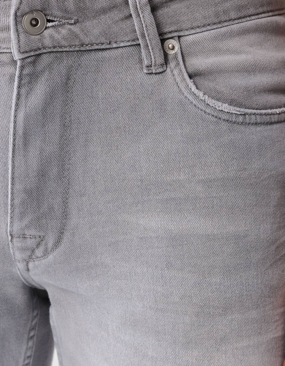 Slim Fit Jeans Lichtgrijs L32 SHOEBY MEN