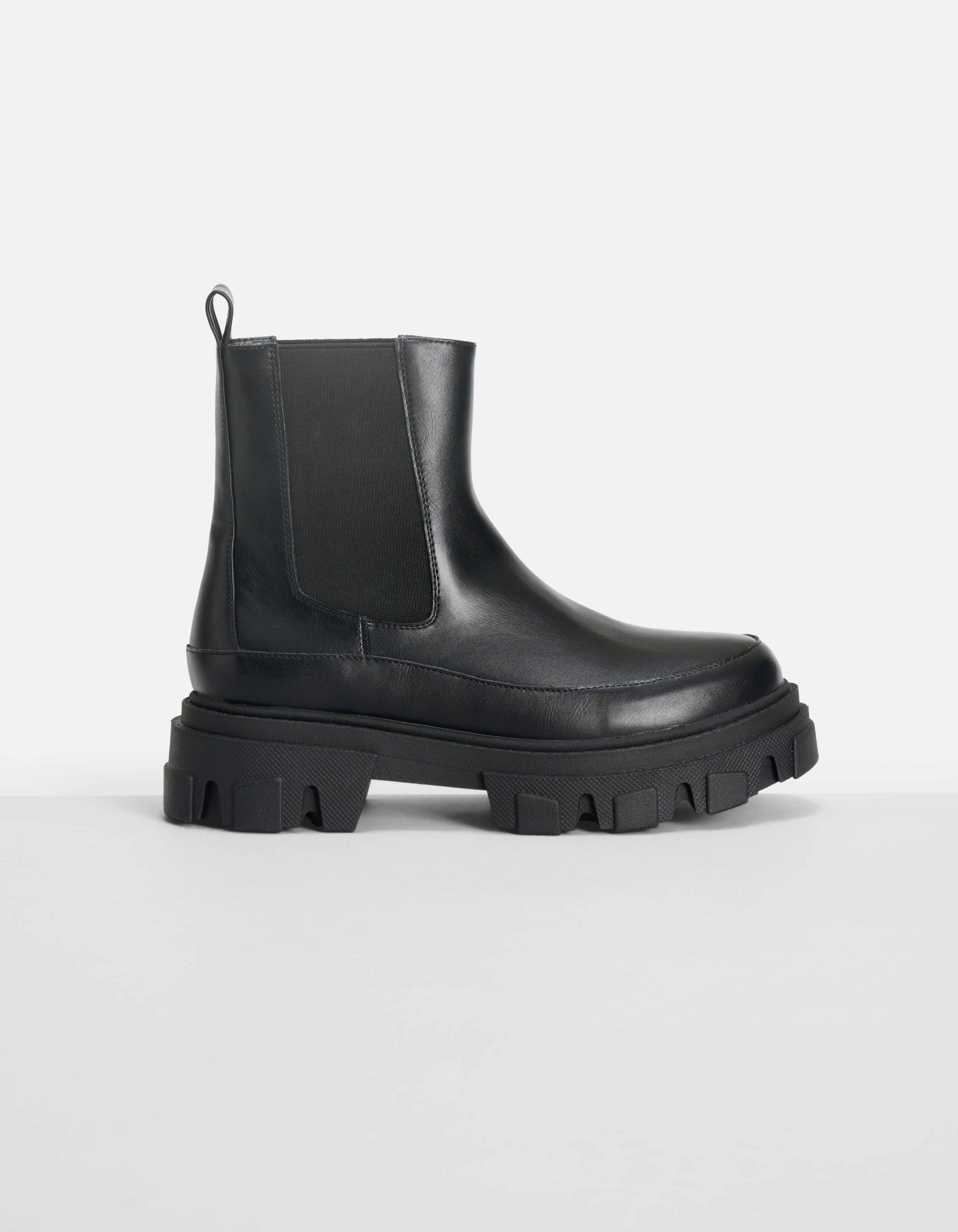Dames Schoenen voor voor Burberry Chunky Enkellaarzen in het Zwart Dames  Schoenen voor voor Laarzen voor Enkellaarzen allware.com.br
