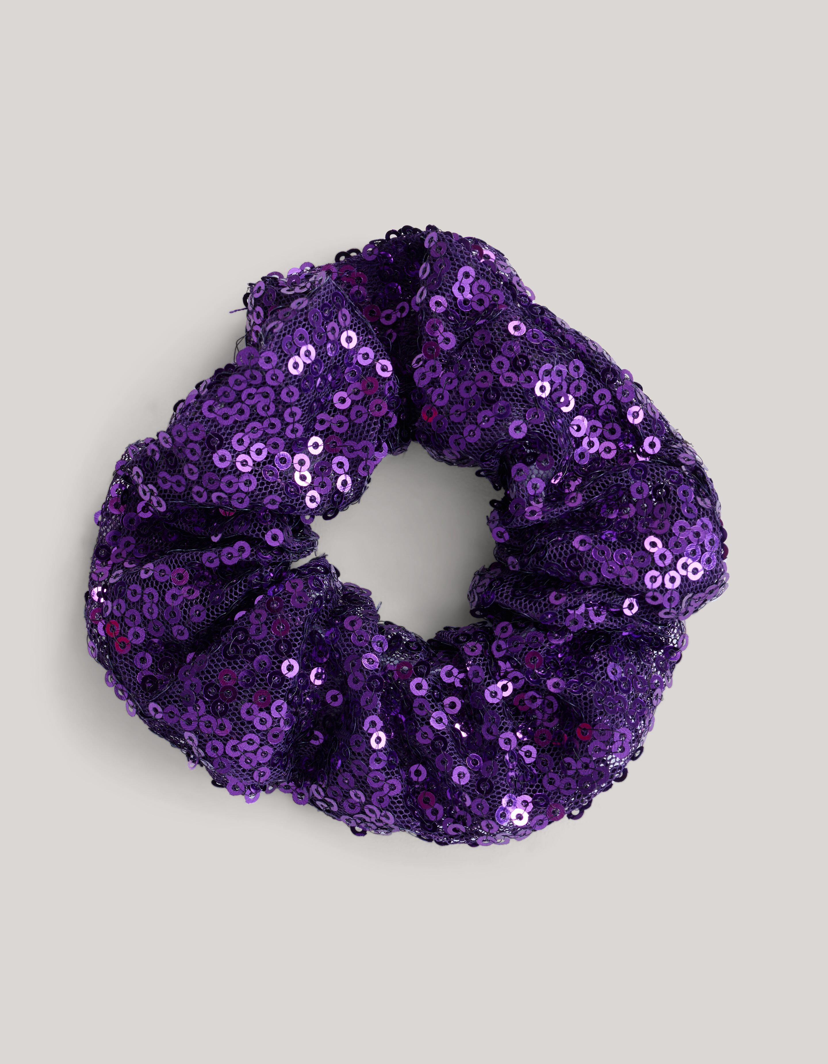 Pailletten Scrunchie Paars SHOEBY GIRLS