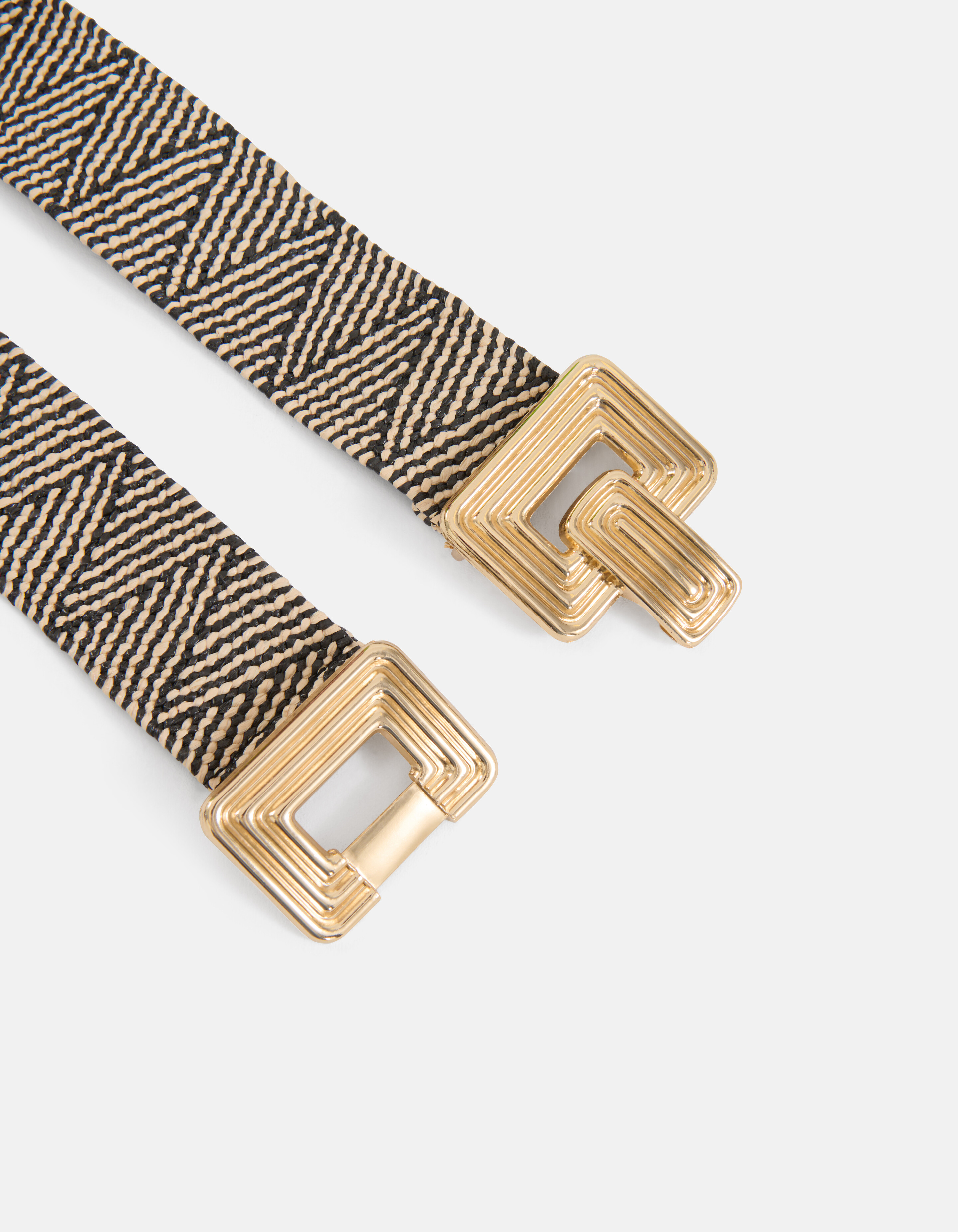 Front Clip Riem Zwart/ Wit SHOEBY ACCESSOIRES