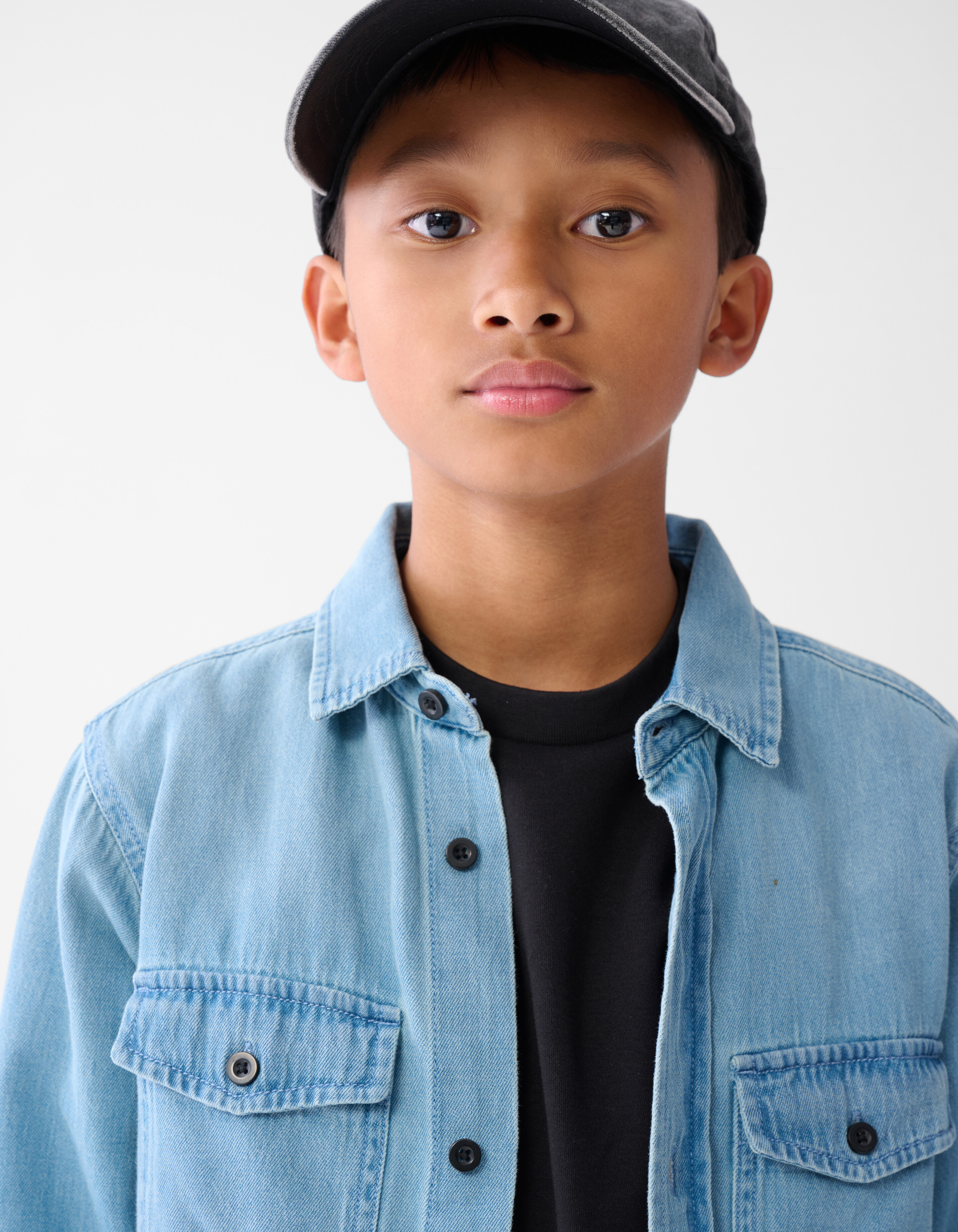 Denim Overhemd Blauw SHOEBY BOYS