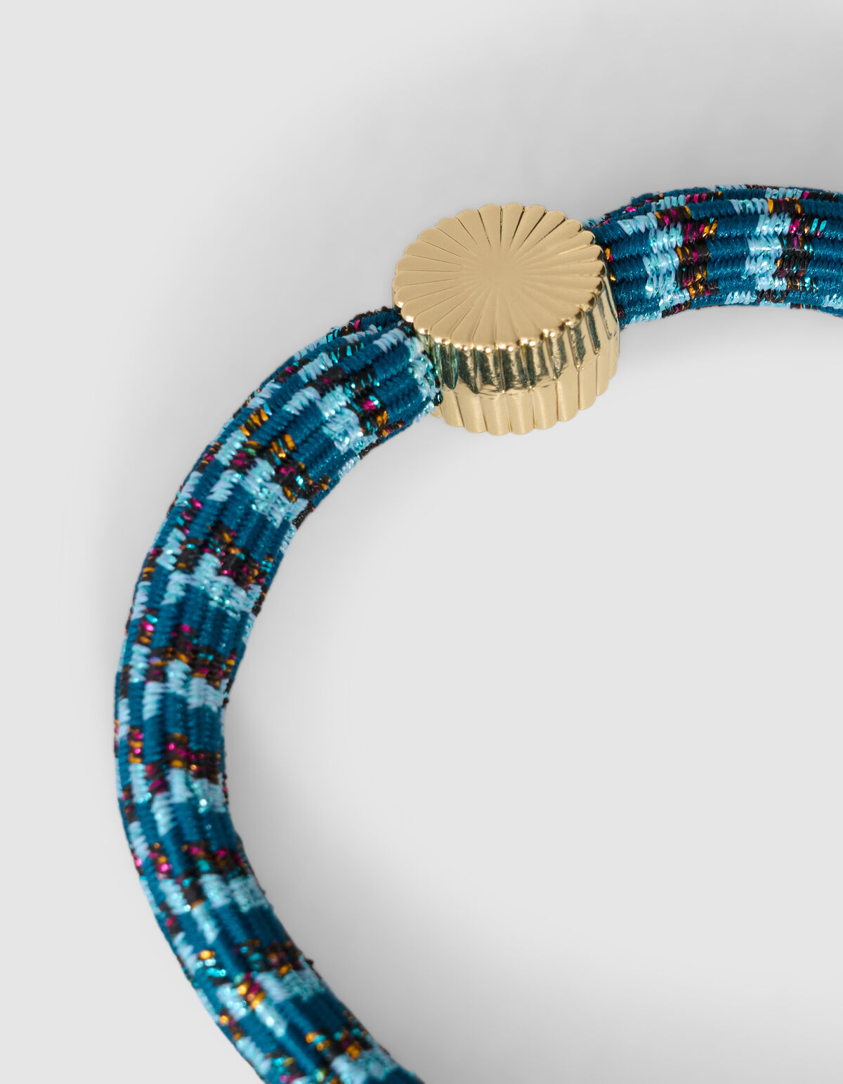 Charm Lurex Haarelastiek Donkerblauw SHOEBY ACCESSOIRES