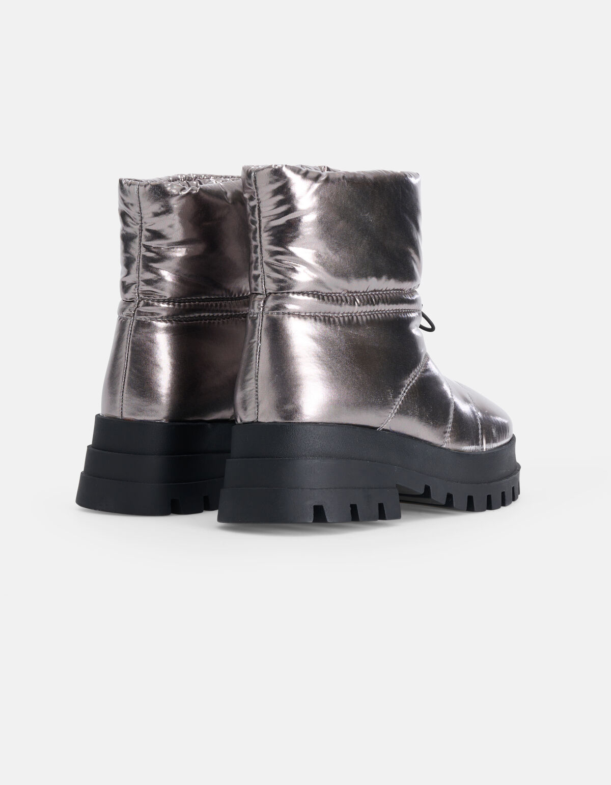 Metallic Laars Zilver SHOEBY SHOES