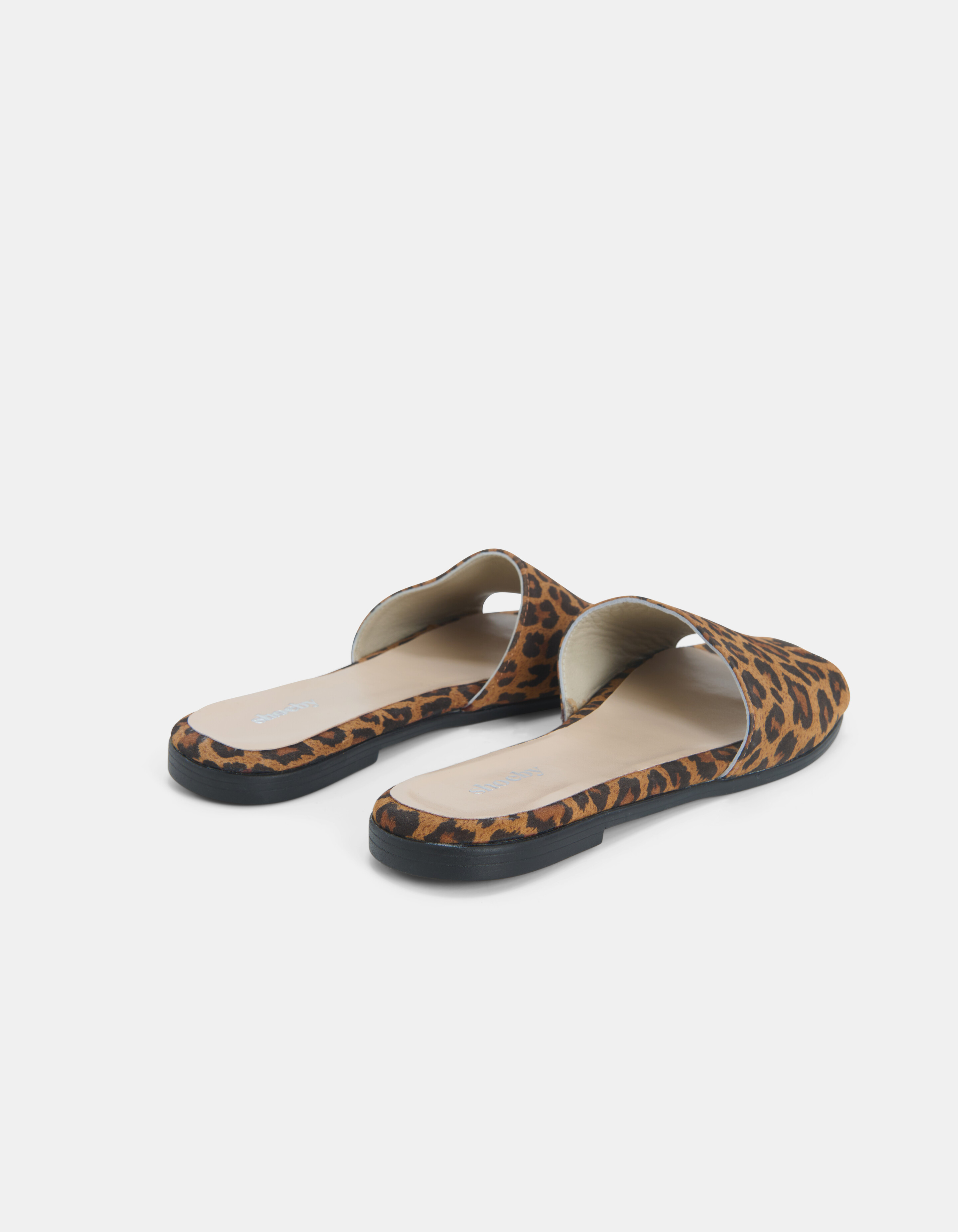 Leren Leopard Slipper SCHOENEN SHOEBY